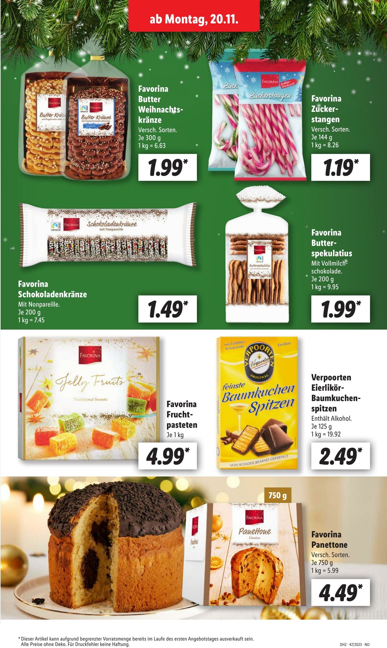 Prospekt Lidl 20.11.2023 - 25.11.2023