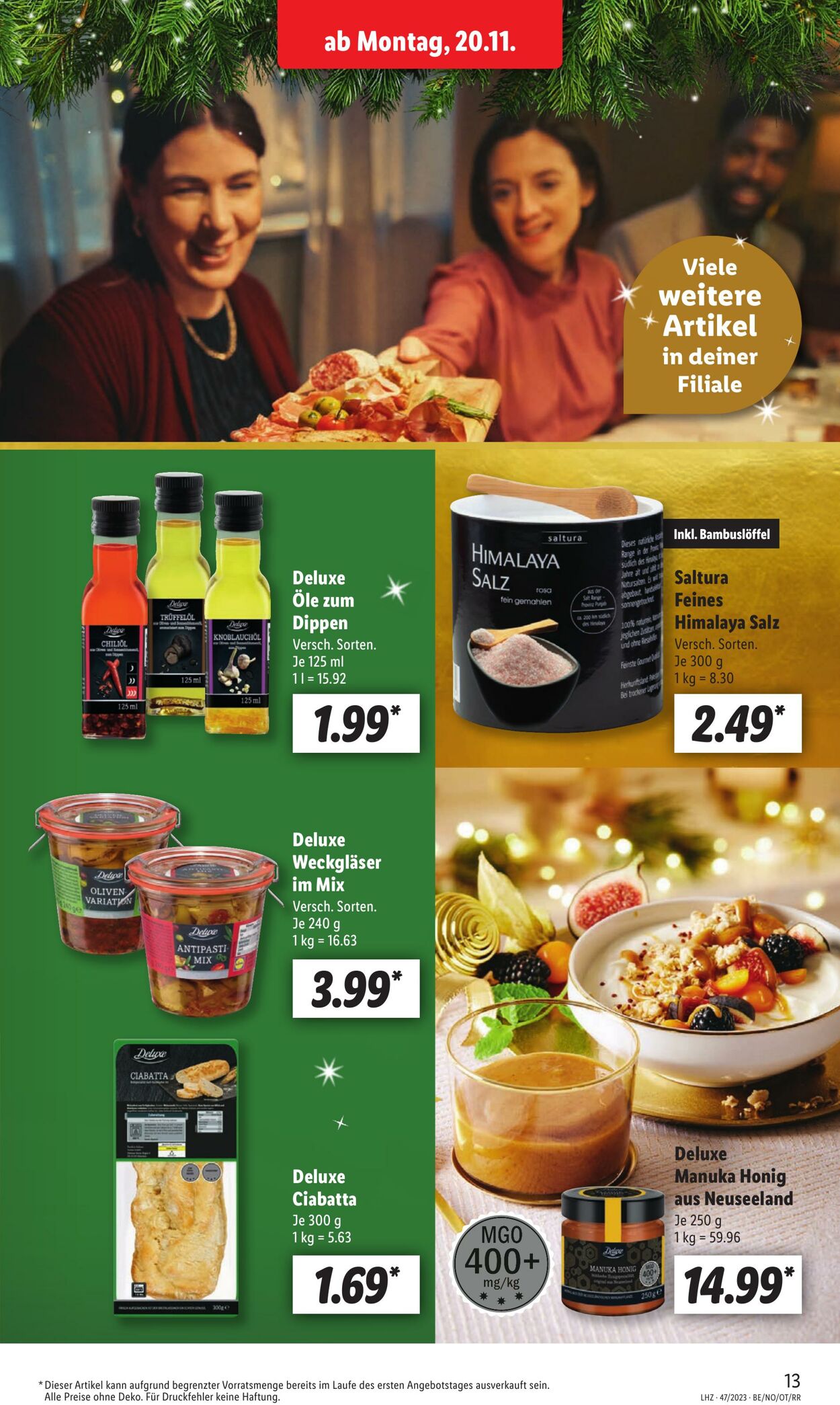 Prospekt Lidl 20.11.2023 - 25.11.2023