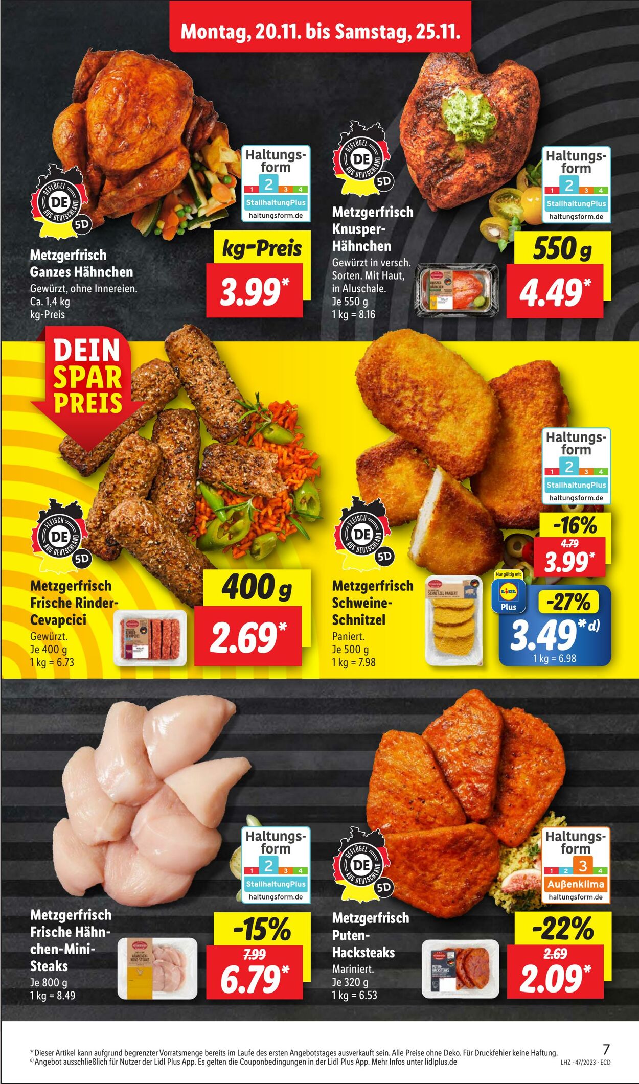 Prospekt Lidl 20.11.2023 - 25.11.2023