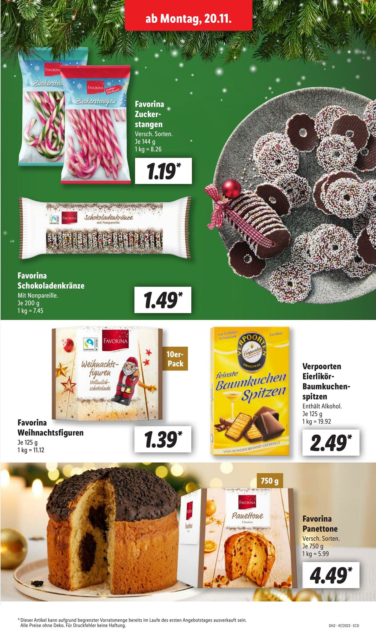 Prospekt Lidl 20.11.2023 - 25.11.2023