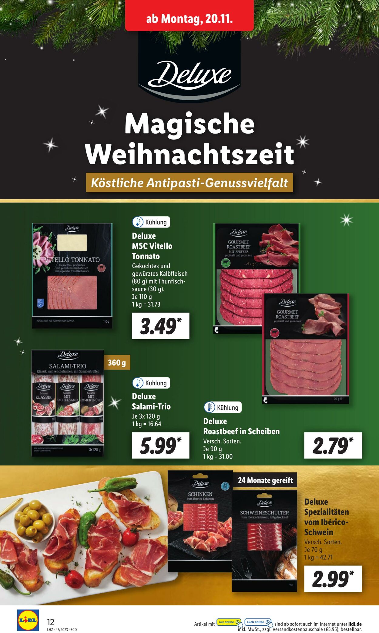 Prospekt Lidl 20.11.2023 - 25.11.2023