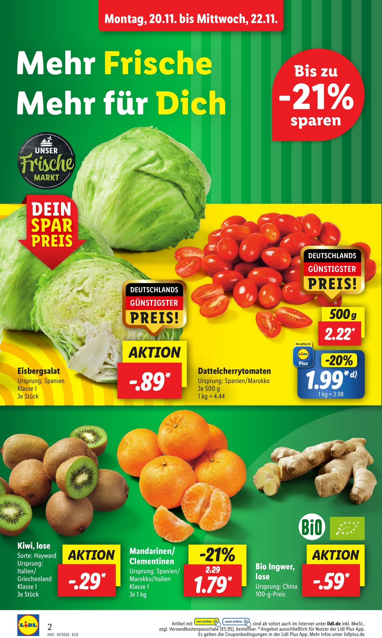 Prospekt Lidl 20.11.2023 - 25.11.2023