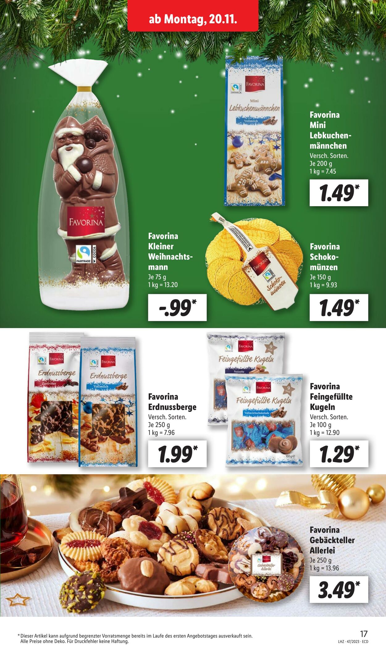 Prospekt Lidl 20.11.2023 - 25.11.2023