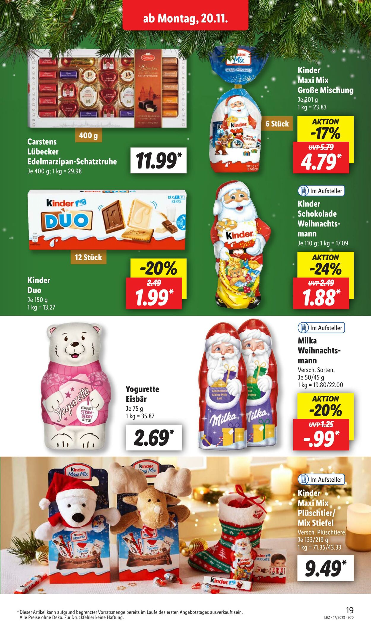 Prospekt Lidl 20.11.2023 - 25.11.2023