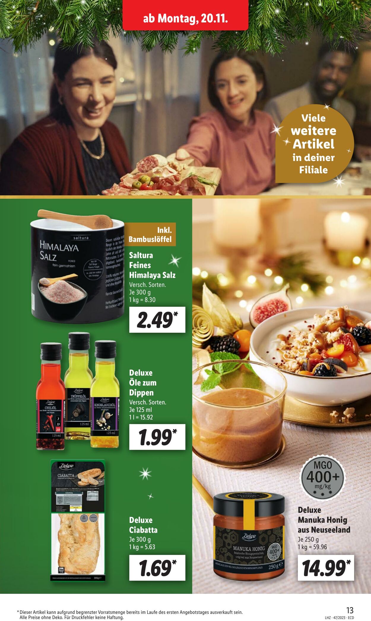 Prospekt Lidl 20.11.2023 - 25.11.2023