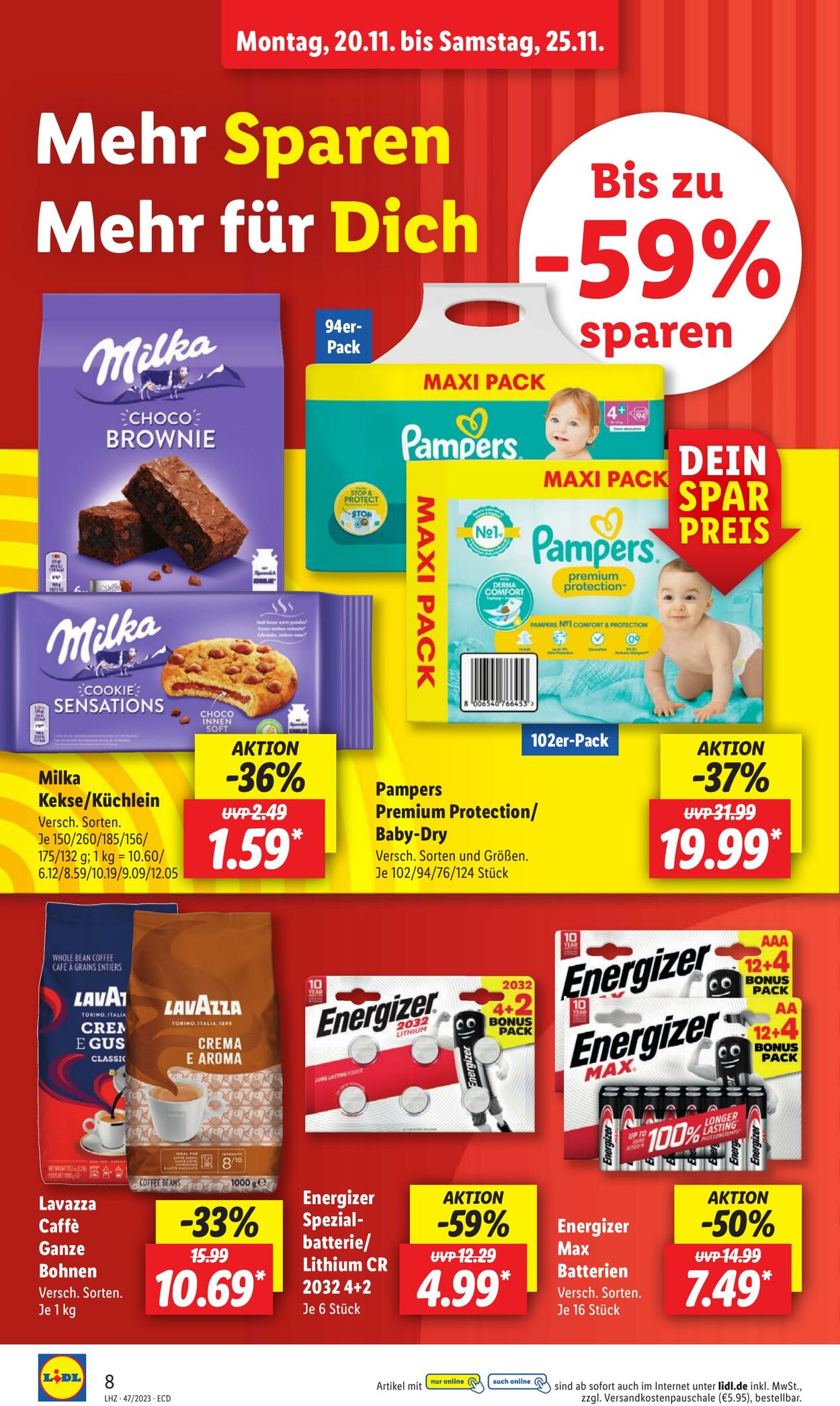 Prospekt Lidl 20.11.2023 - 25.11.2023