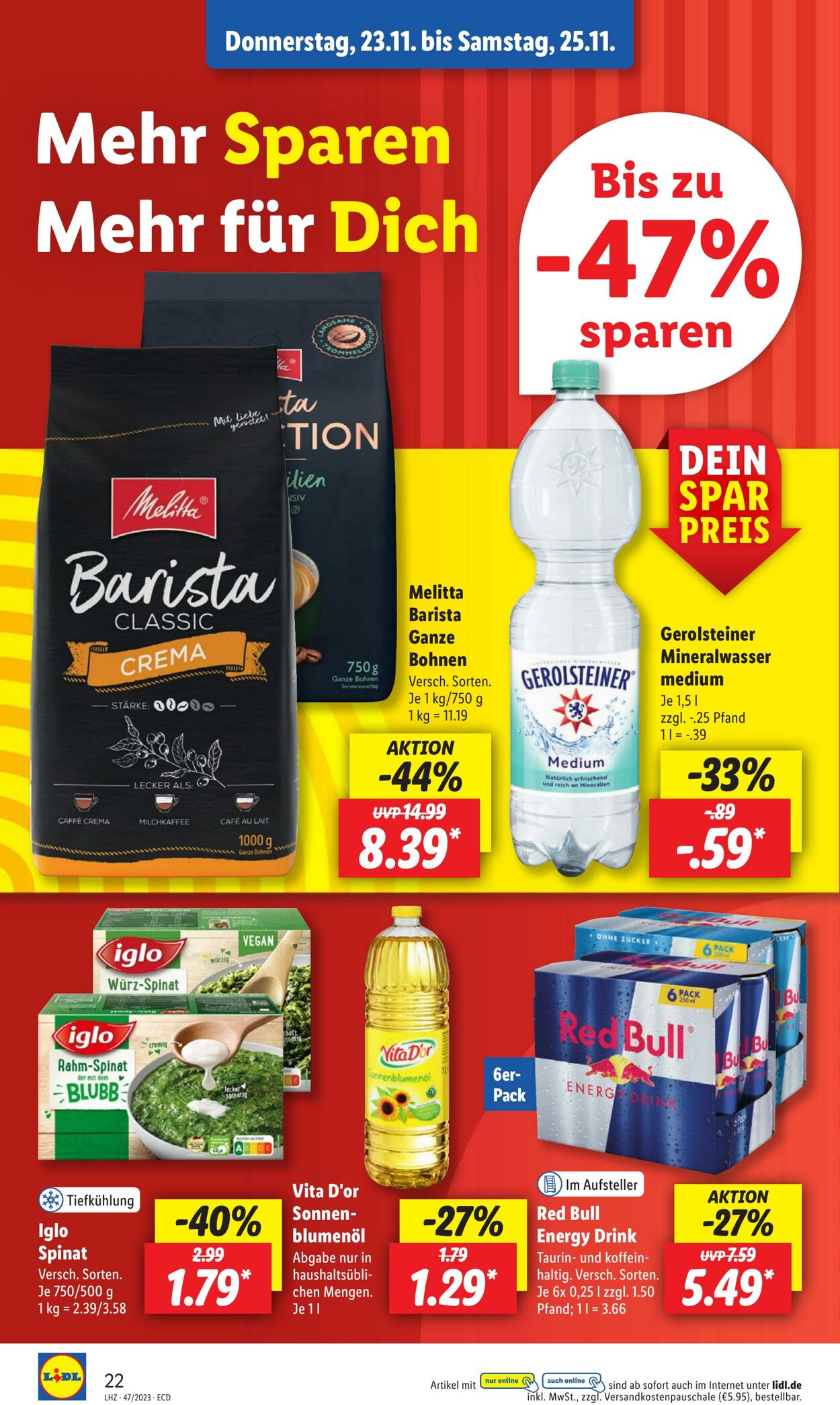 Prospekt Lidl 20.11.2023 - 25.11.2023