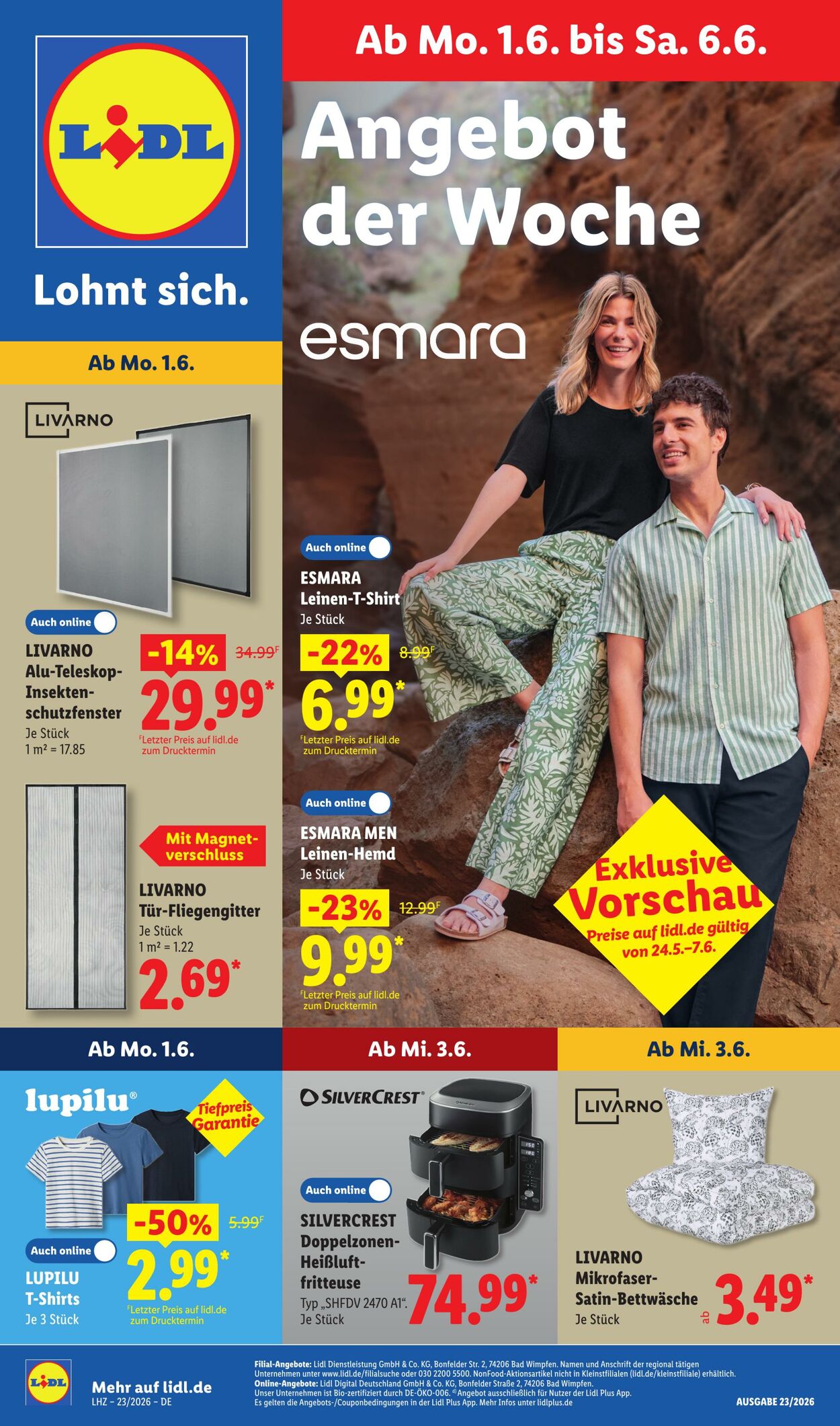 Prospekt Lidl - Aktionsprospekt 1 Jun, 2026 - 6 Jun, 2026