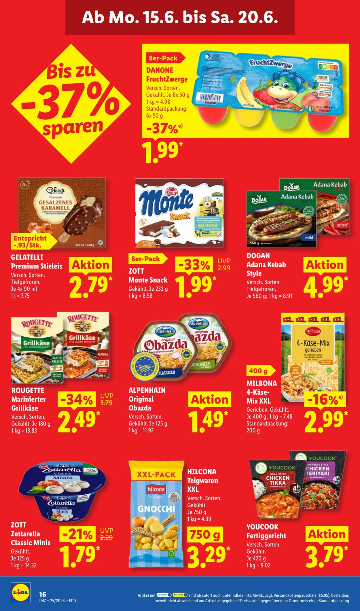 Prospekt Lidl 15.06.2026 - 20.06.2026