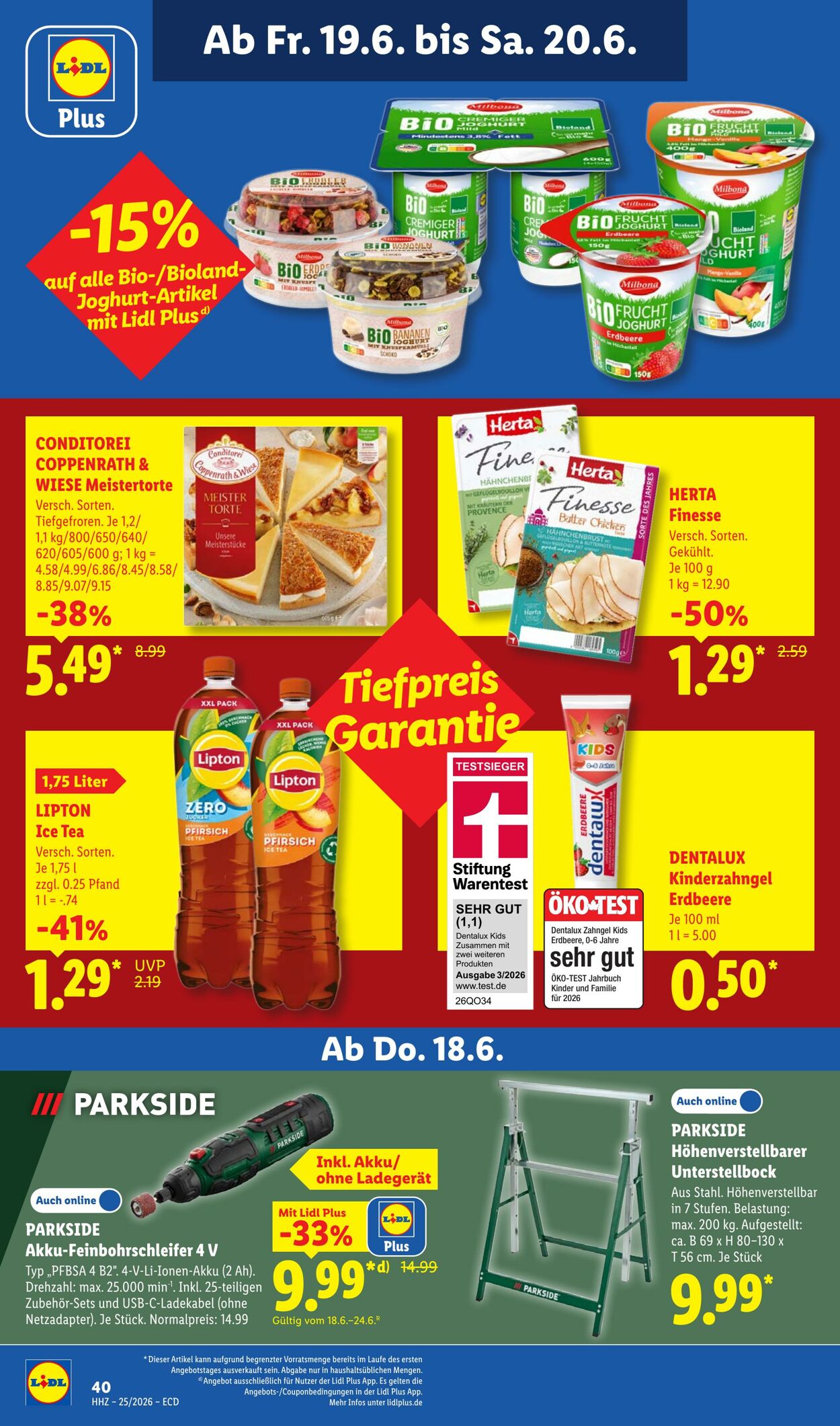 Prospekt Lidl 15.06.2026 - 20.06.2026
