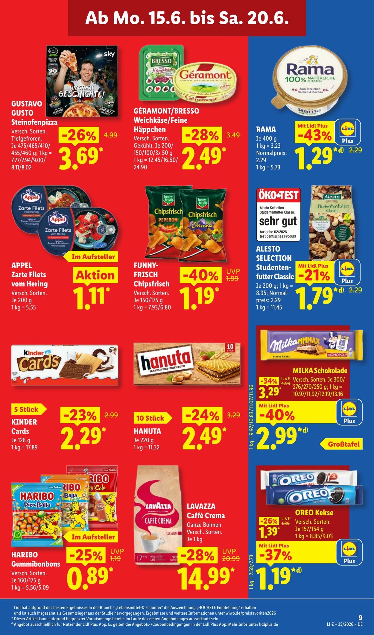 Prospekt Lidl 15.06.2026 - 20.06.2026