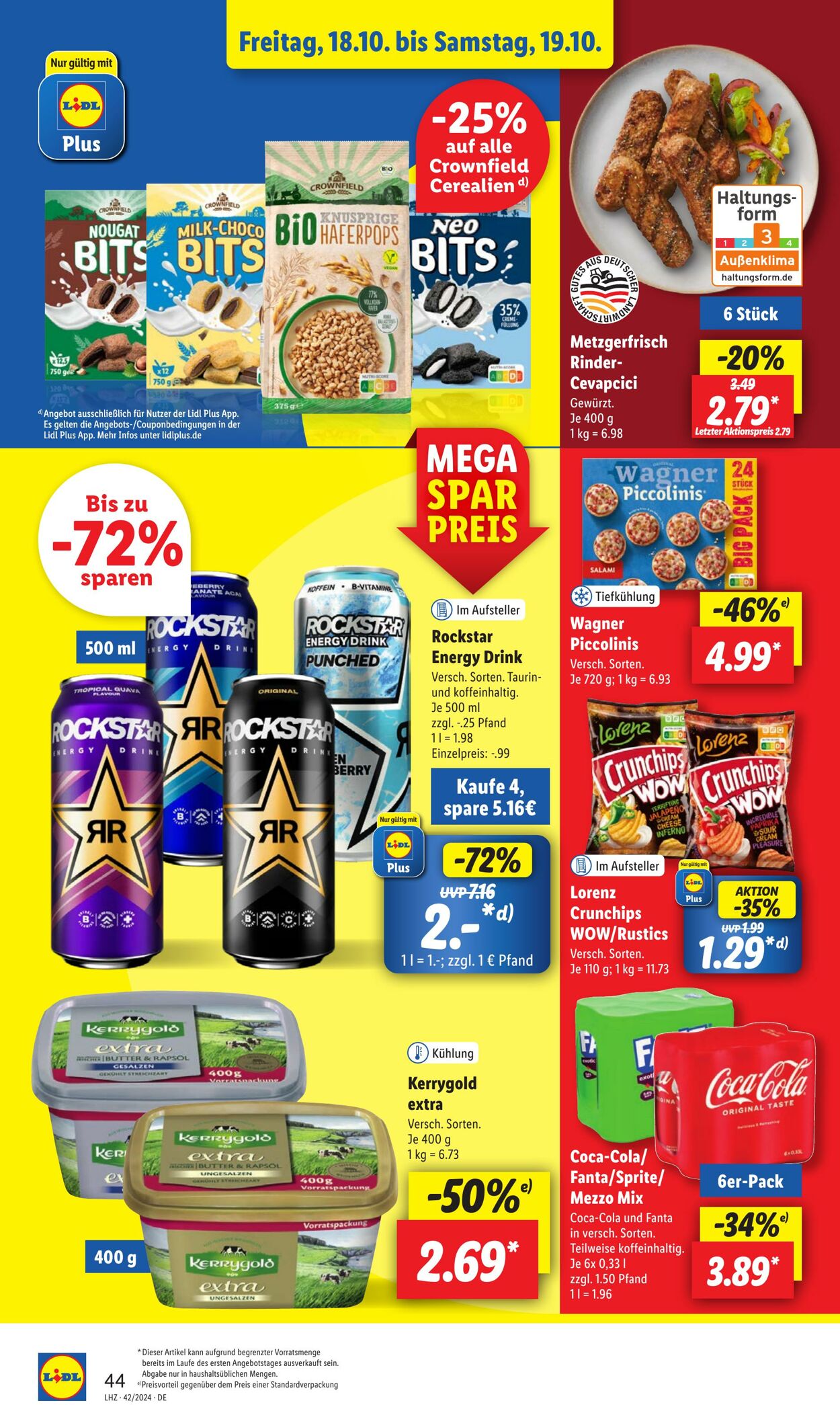 Prospekt Lidl 14.10.2024 - 19.10.2024