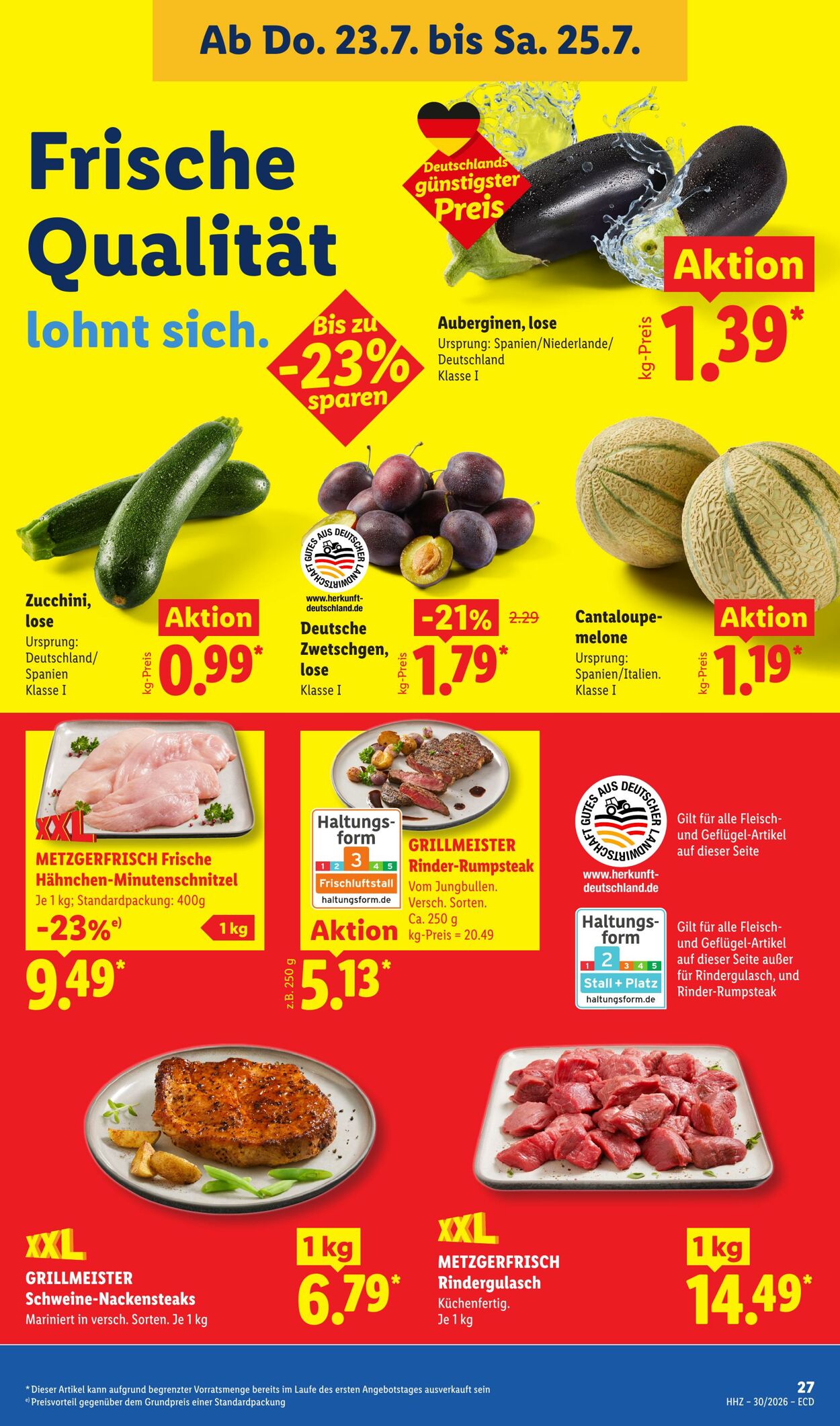 Prospekt Lidl 20.07.2026 - 25.07.2026