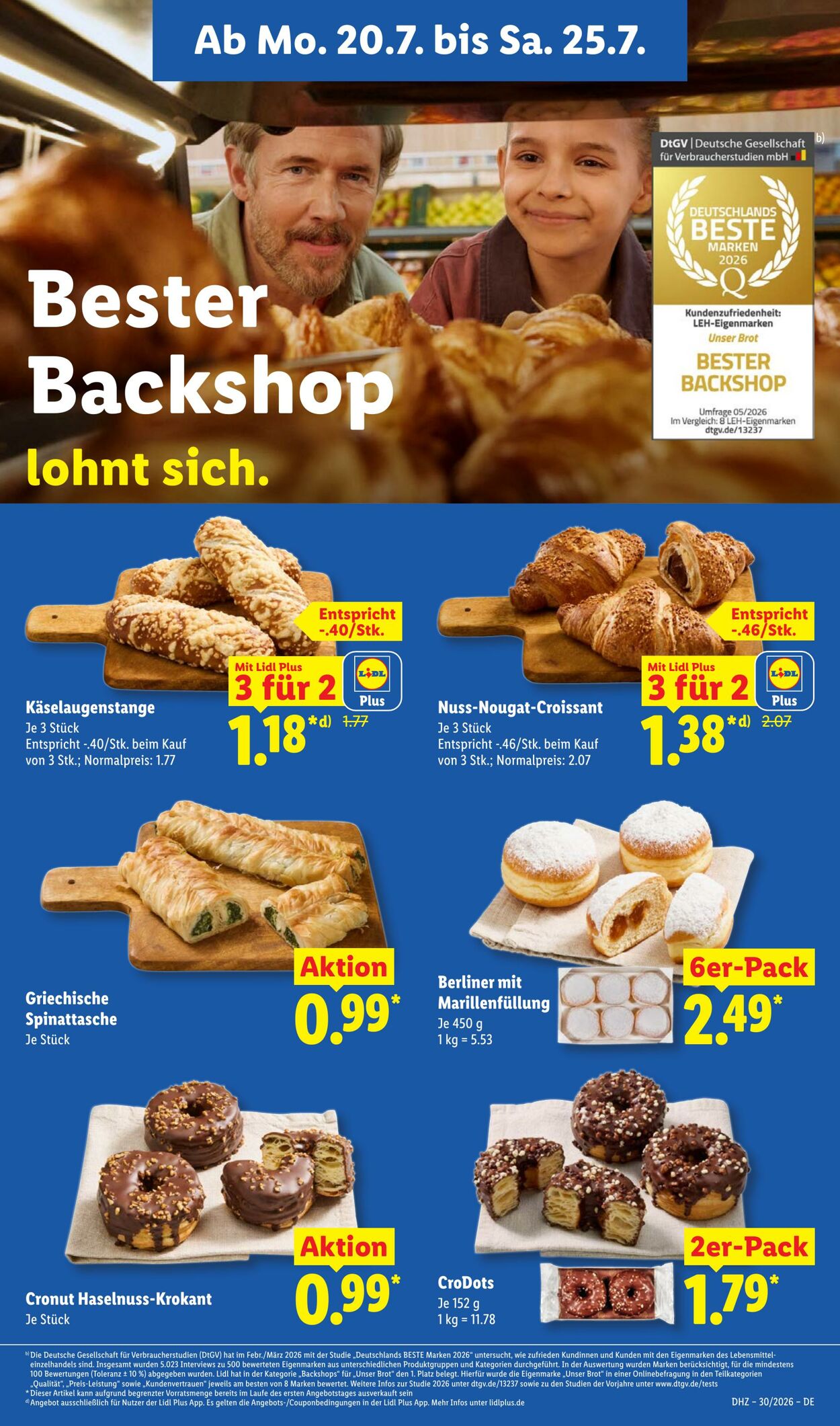 Prospekt Lidl 20.07.2026 - 25.07.2026