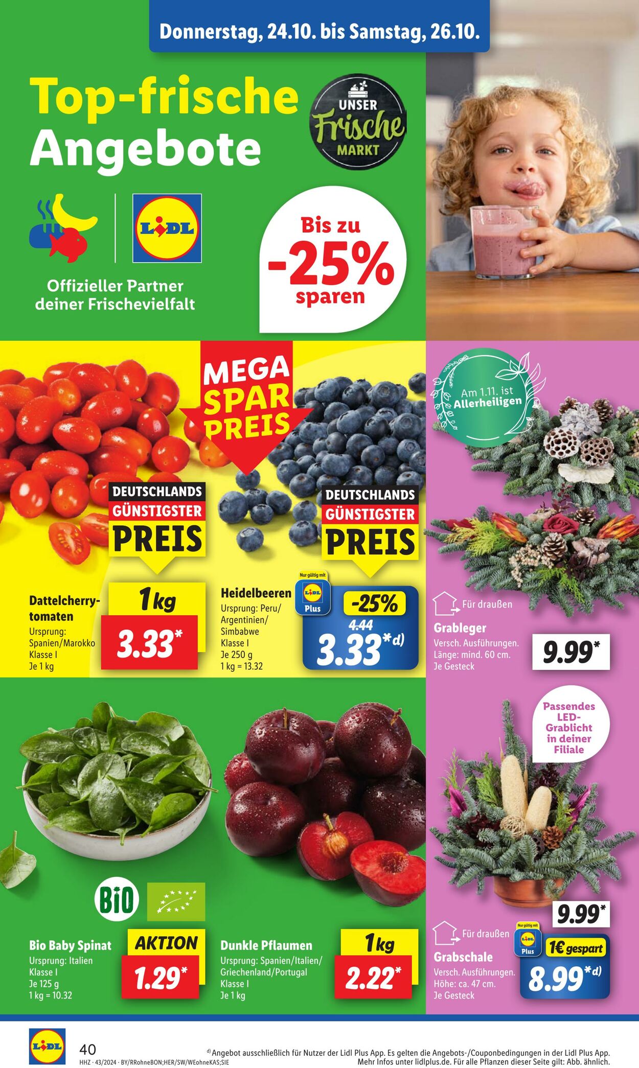 Prospekt Lidl 21.10.2024 - 26.10.2024