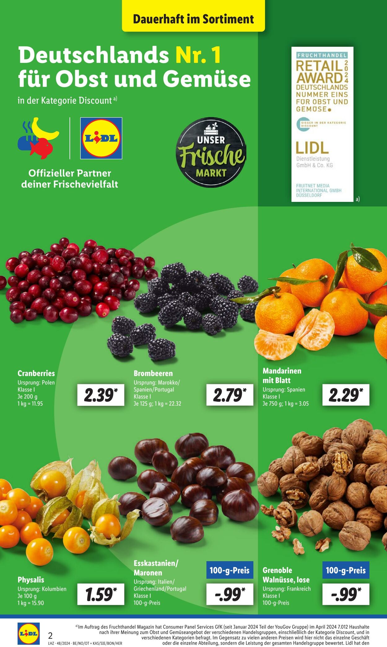 Prospekt Lidl 25.11.2024 - 30.11.2024