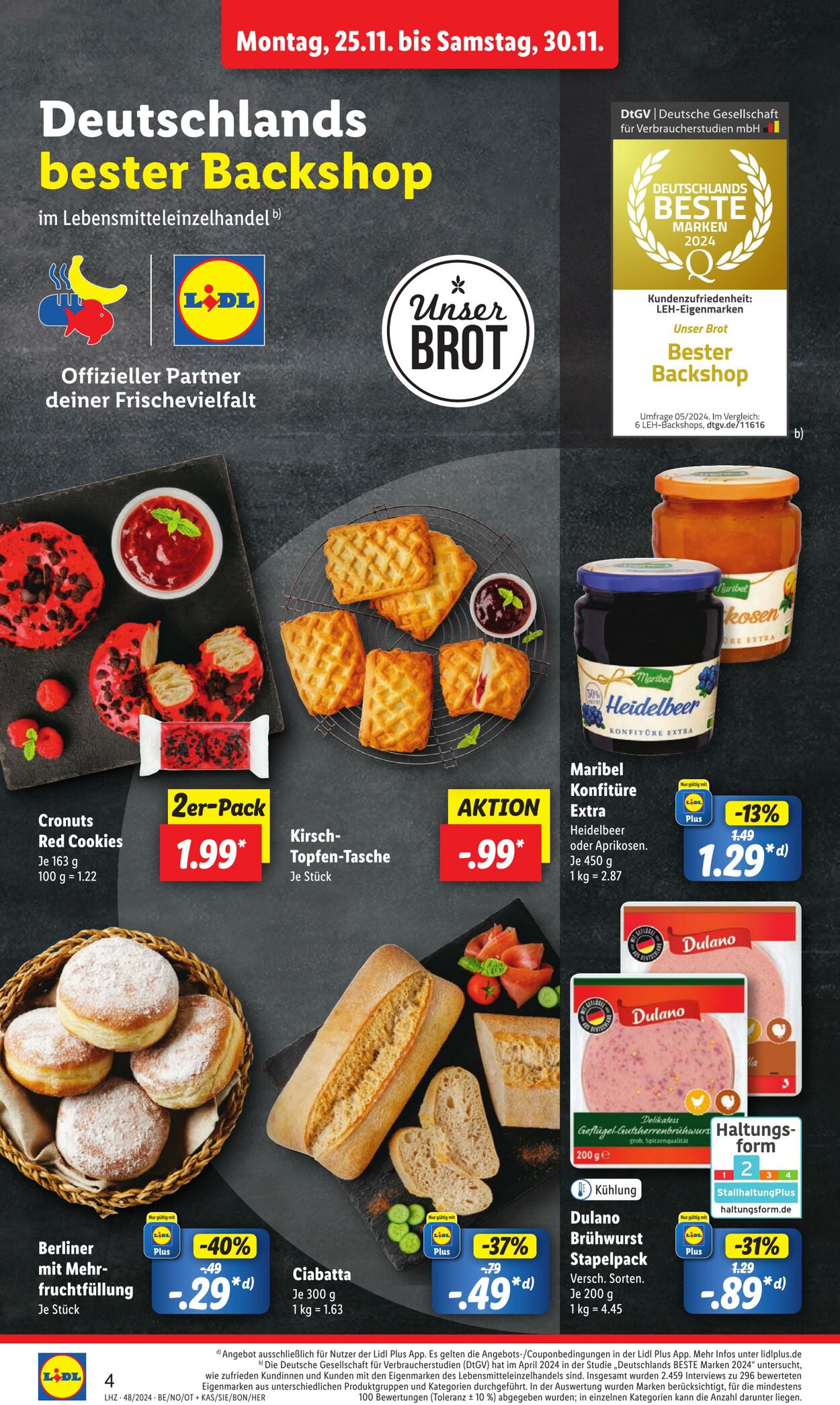 Prospekt Lidl 25.11.2024 - 30.11.2024