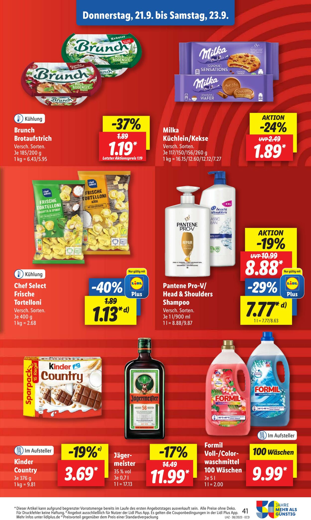 Prospekt Lidl 18.09.2023 - 23.09.2023