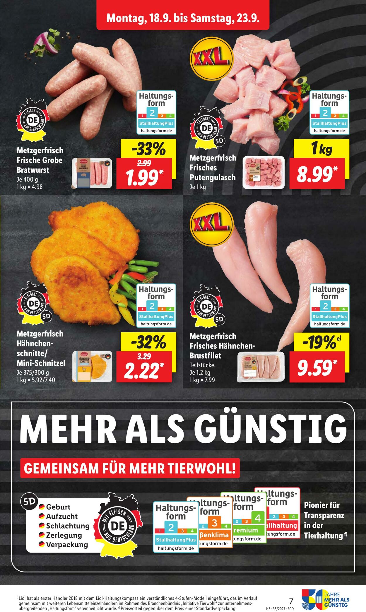 Prospekt Lidl 18.09.2023 - 23.09.2023