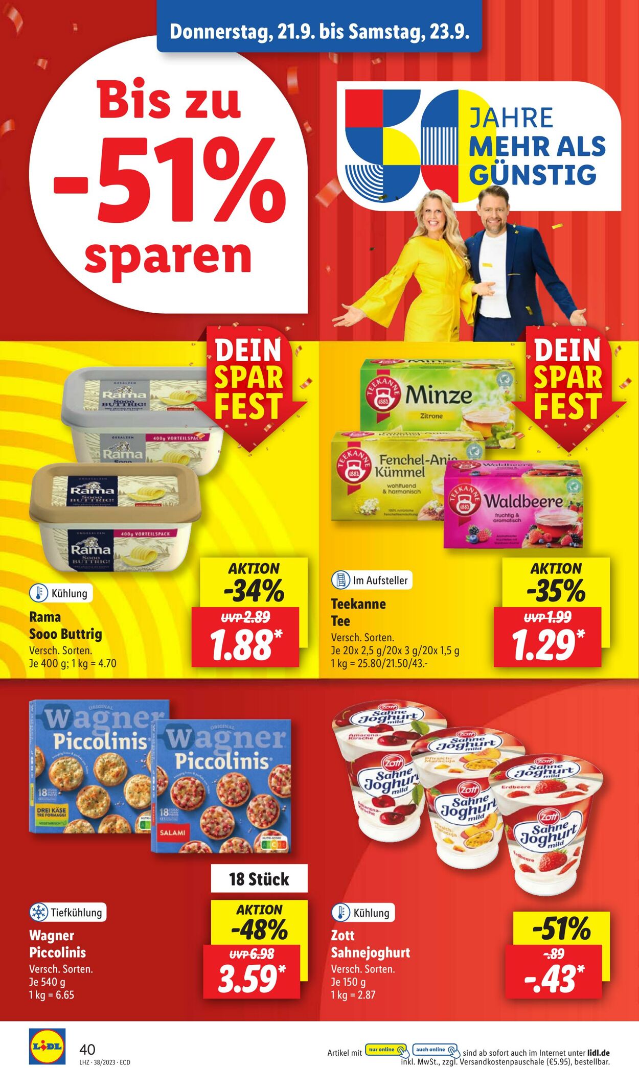 Prospekt Lidl 18.09.2023 - 23.09.2023