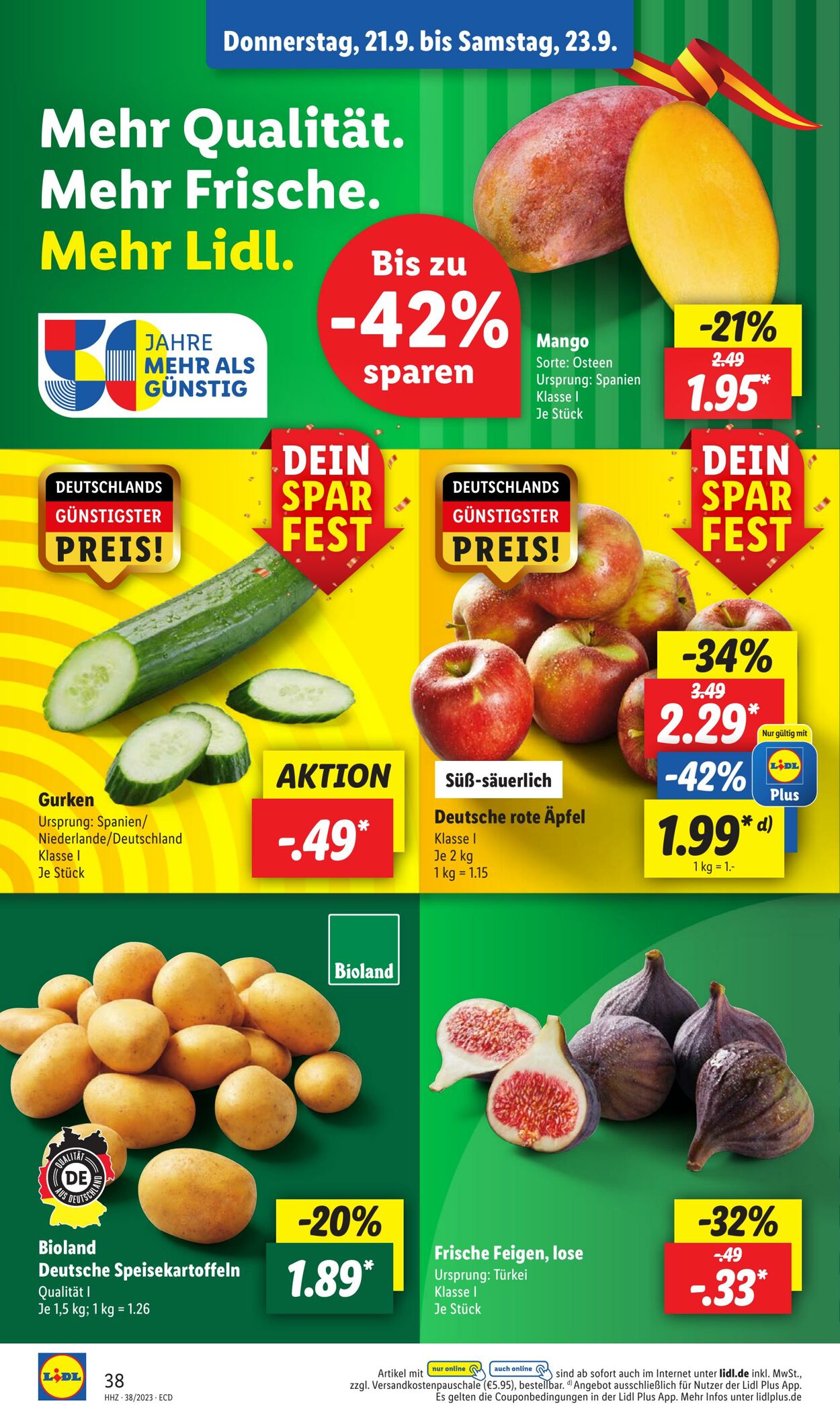 Prospekt Lidl 18.09.2023 - 23.09.2023