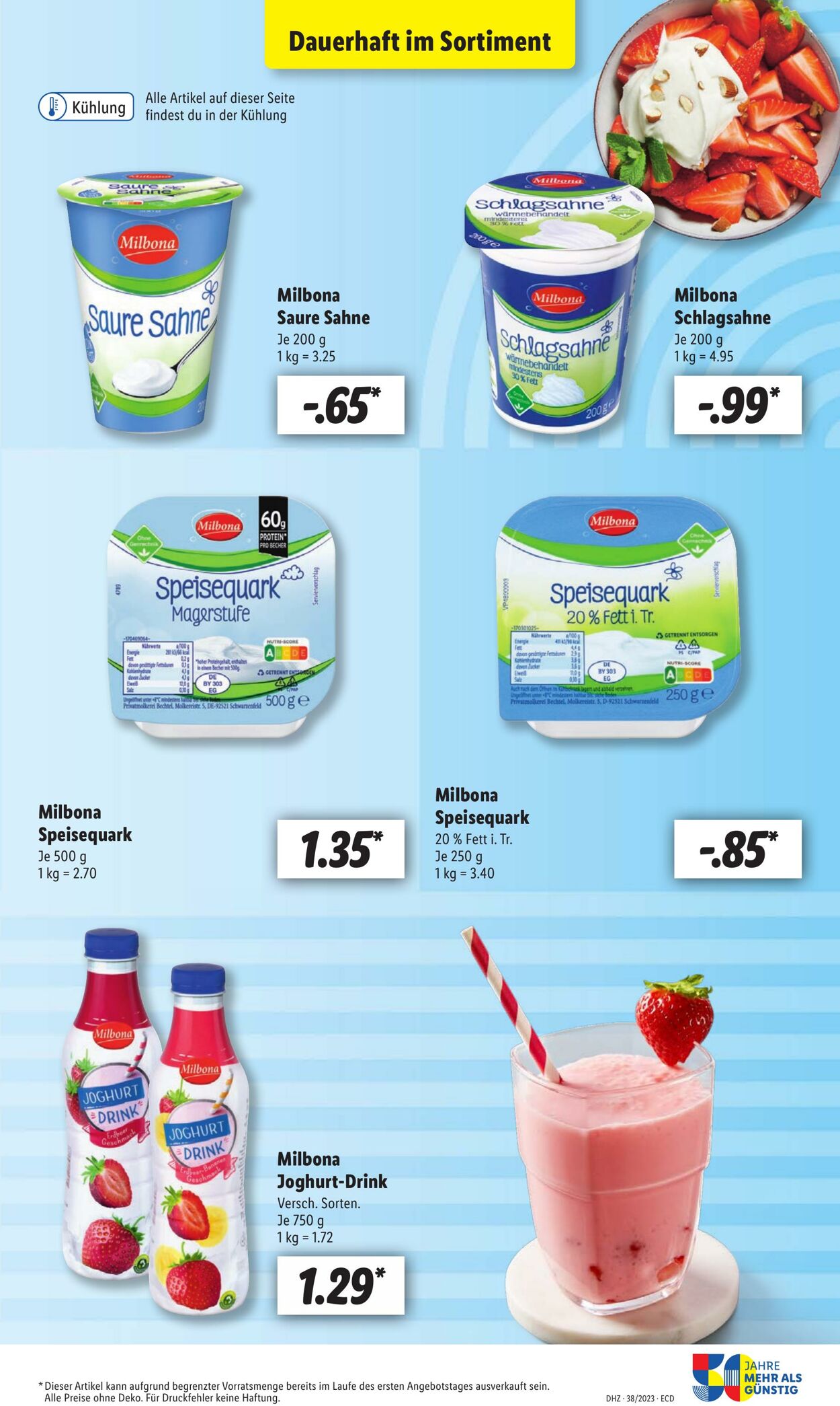 Prospekt Lidl 18.09.2023 - 23.09.2023