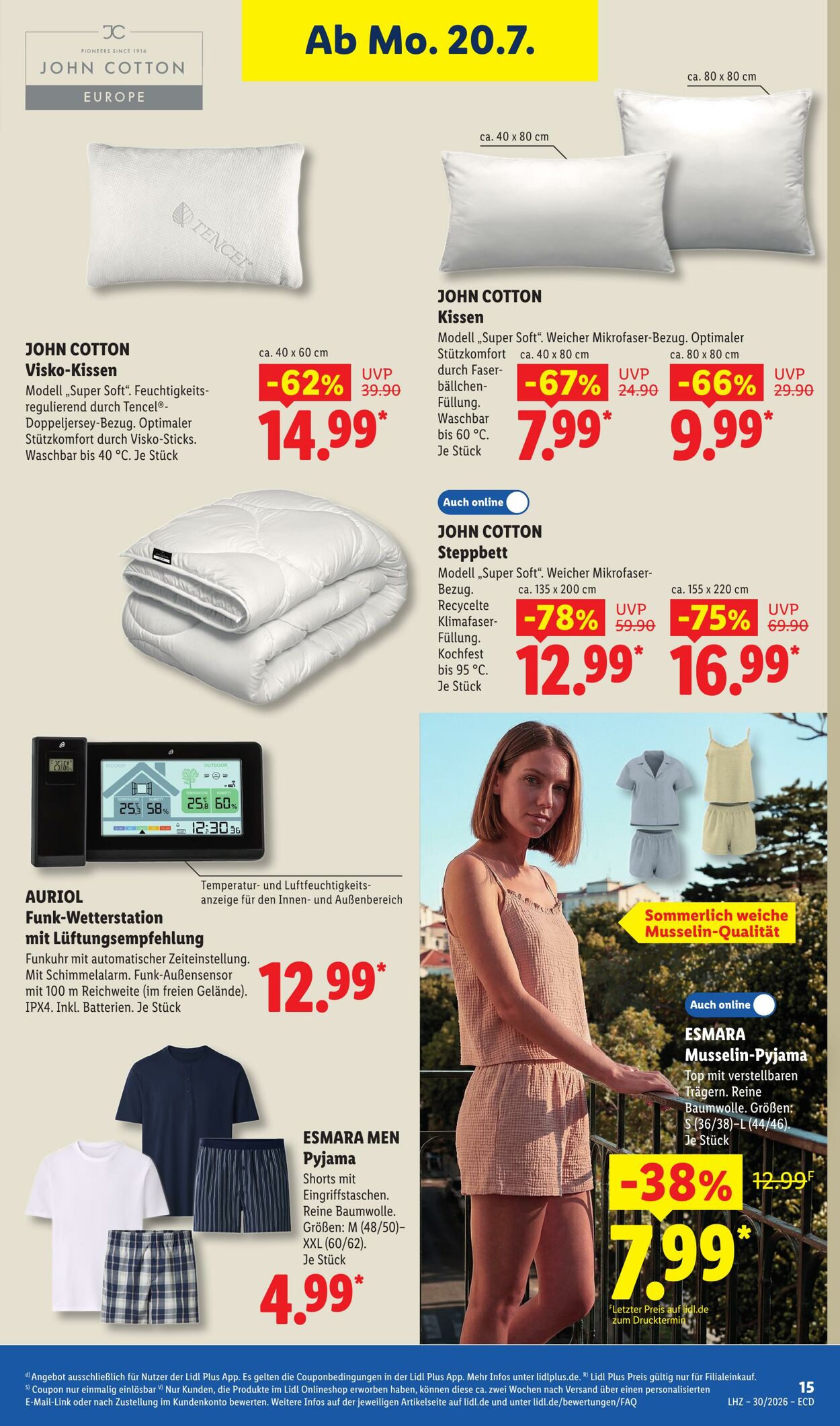 Prospekt Lidl 20.07.2026 - 25.07.2026