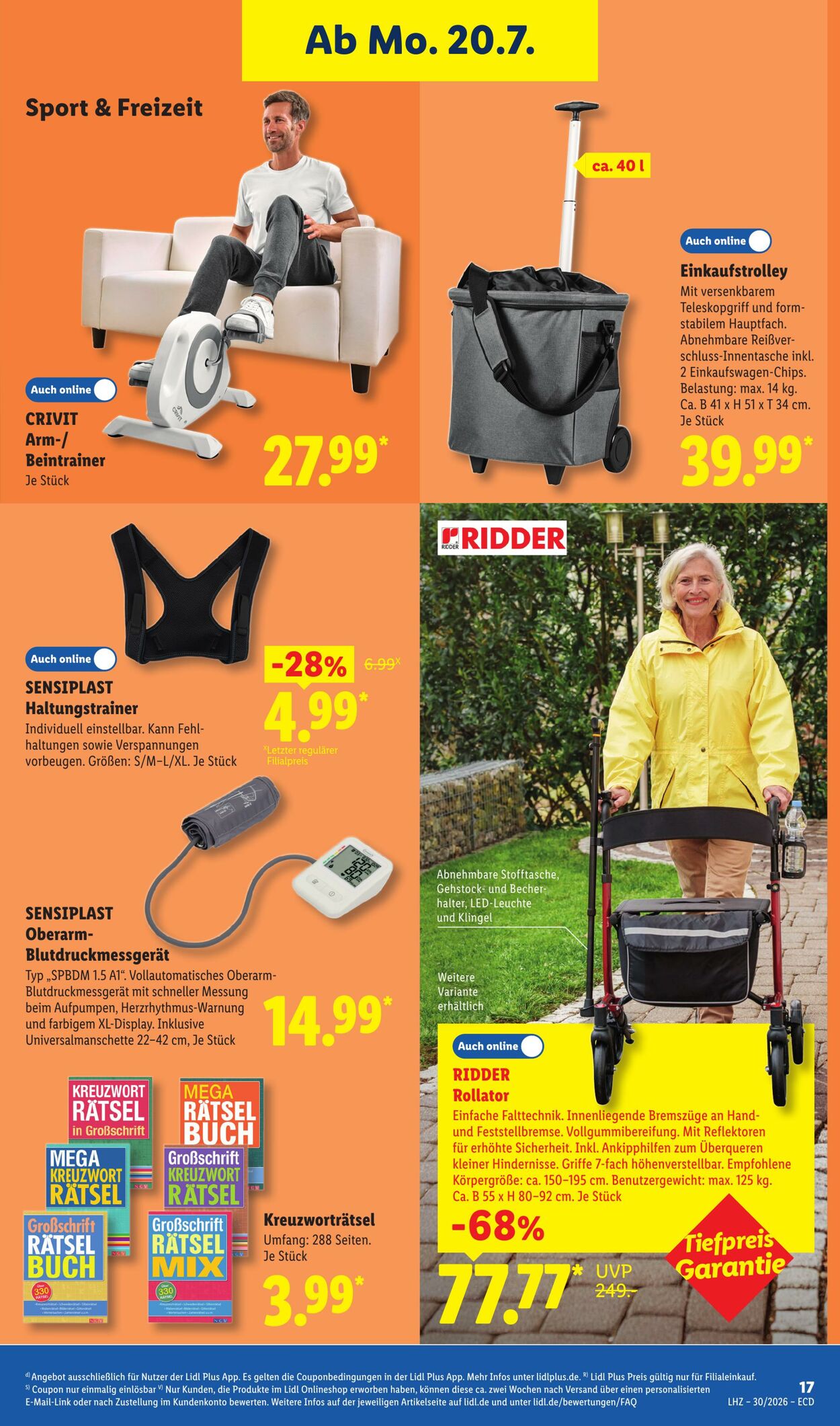 Prospekt Lidl 20.07.2026 - 25.07.2026