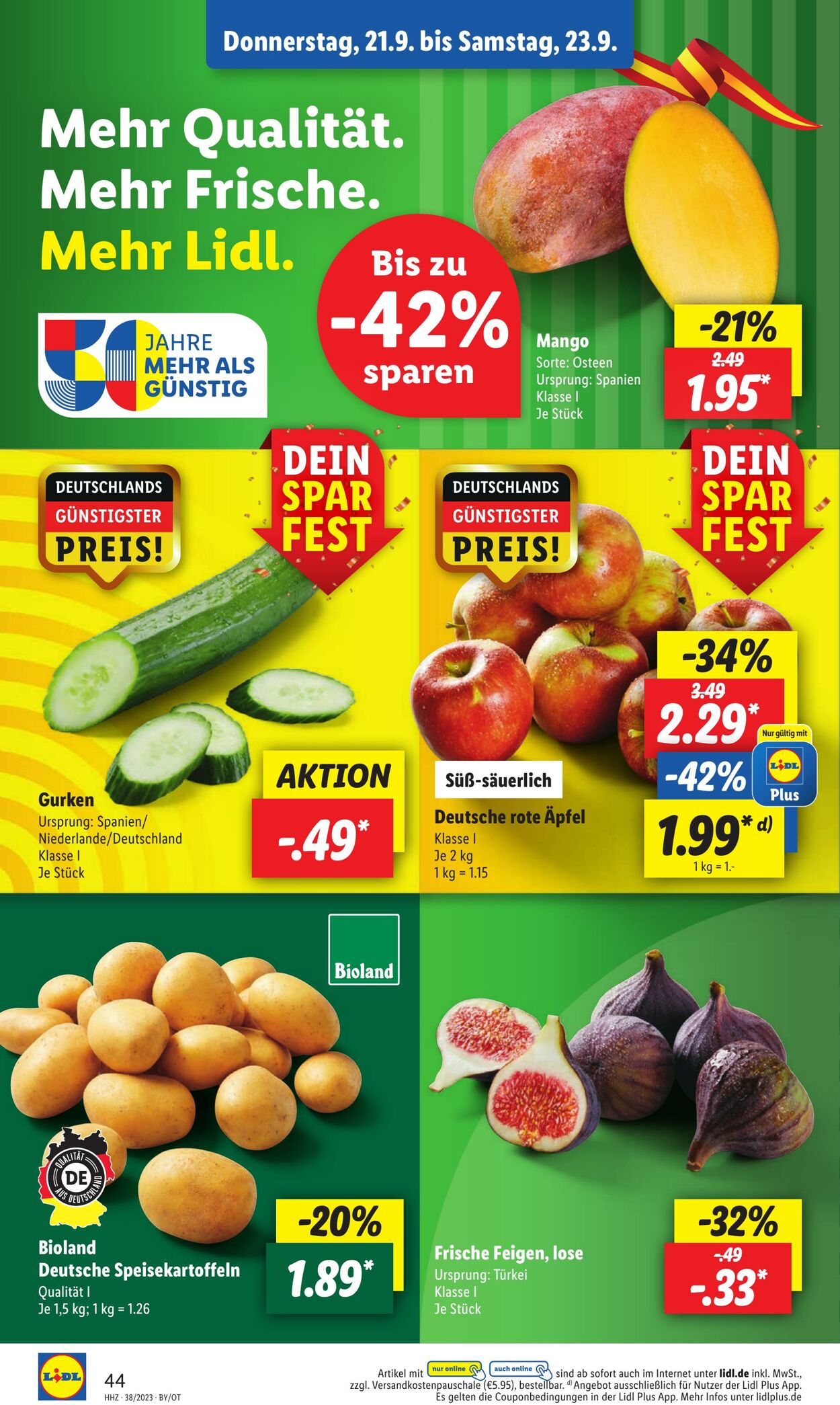 Prospekt Lidl 18.09.2023 - 23.09.2023