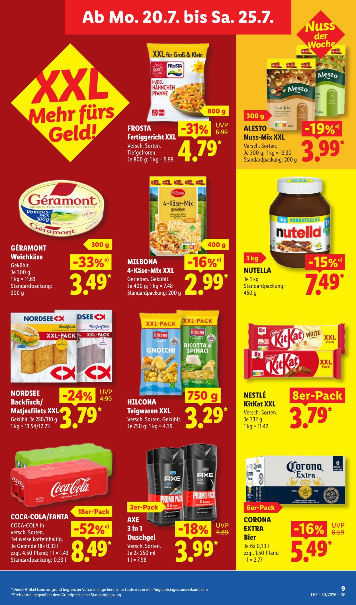 Prospekt Lidl 20.07.2026 - 25.07.2026
