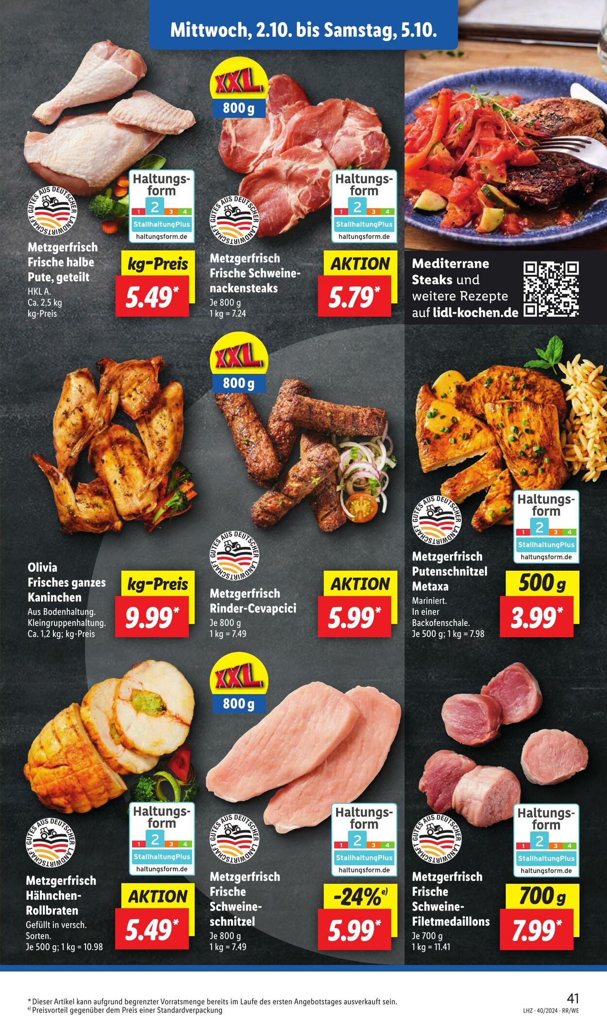 Prospekt Lidl 30.09.2024 - 05.10.2024