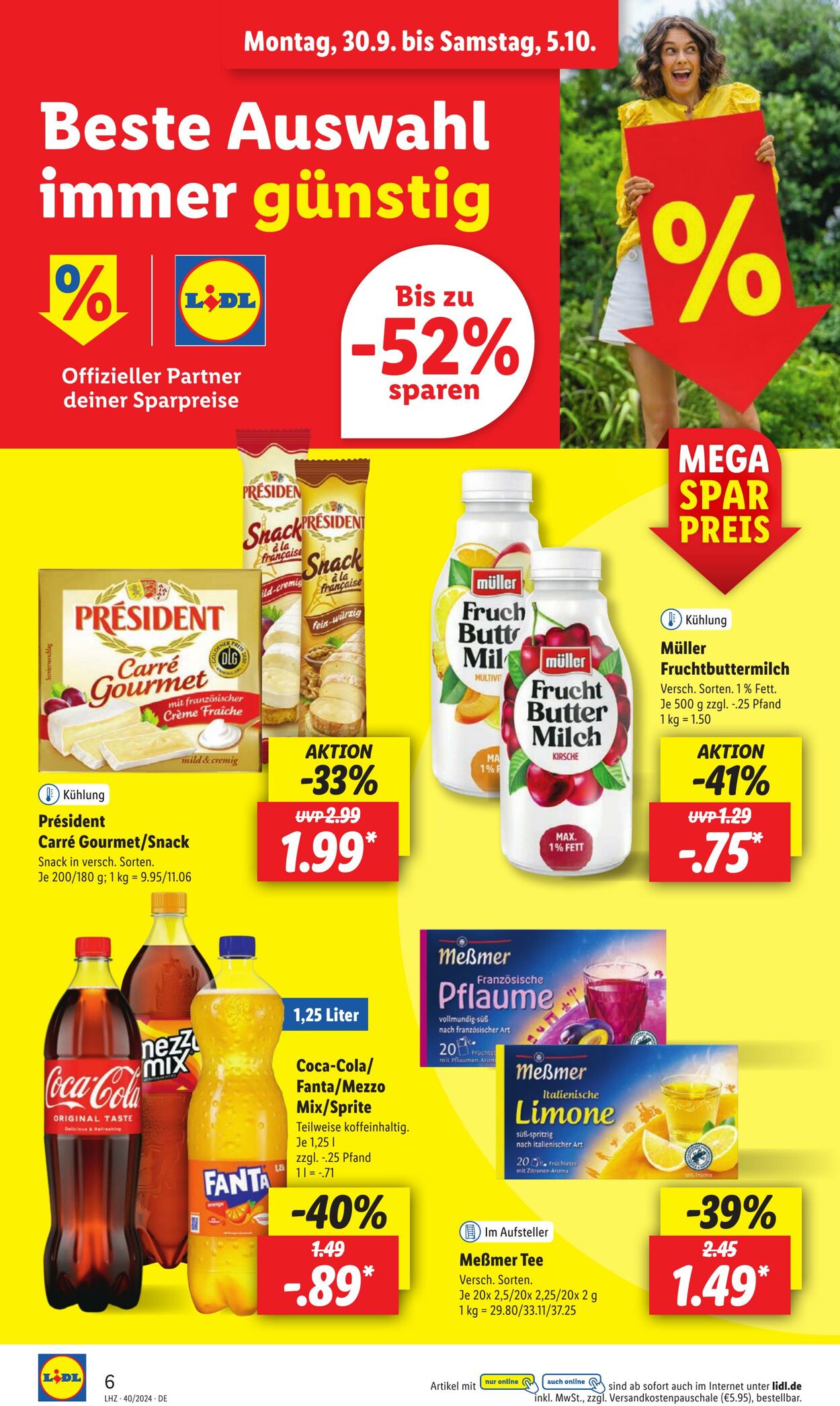 Prospekt Lidl 30.09.2024 - 05.10.2024