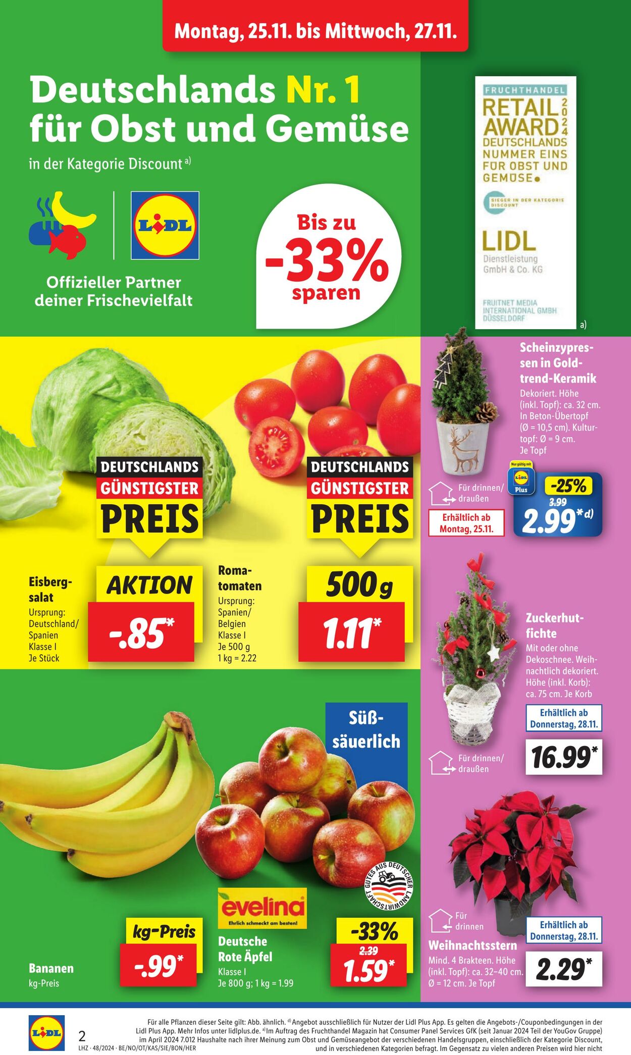 Prospekt Lidl 25.11.2024 - 30.11.2024