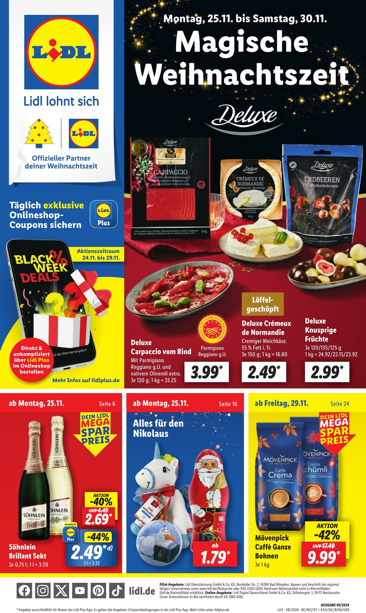 Prospekt Lidl 25.11.2024 - 30.11.2024