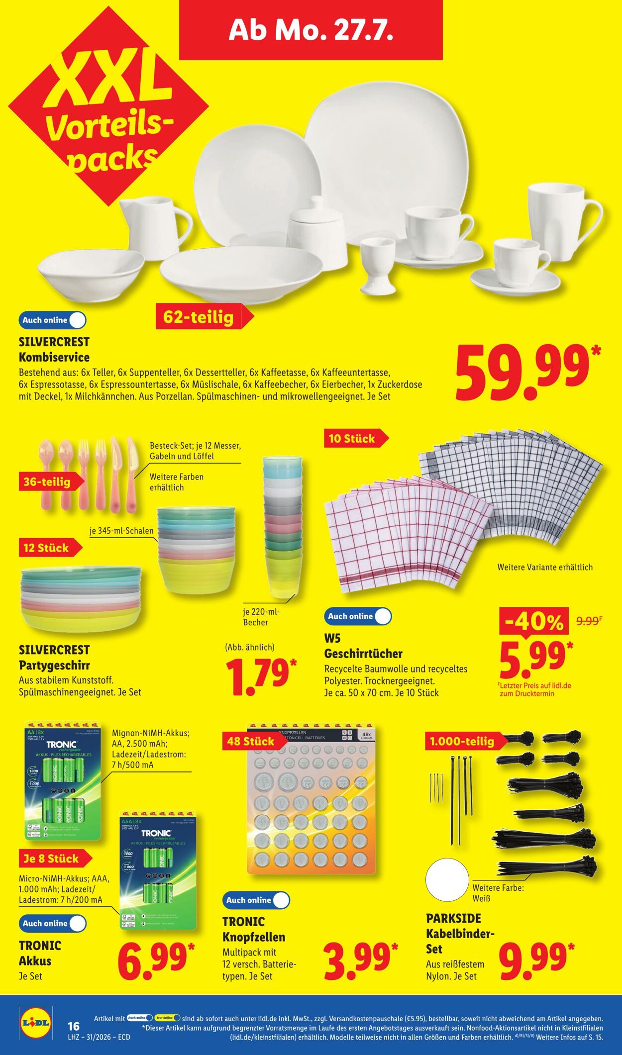 Prospekt Lidl 27.07.2026 - 01.08.2026