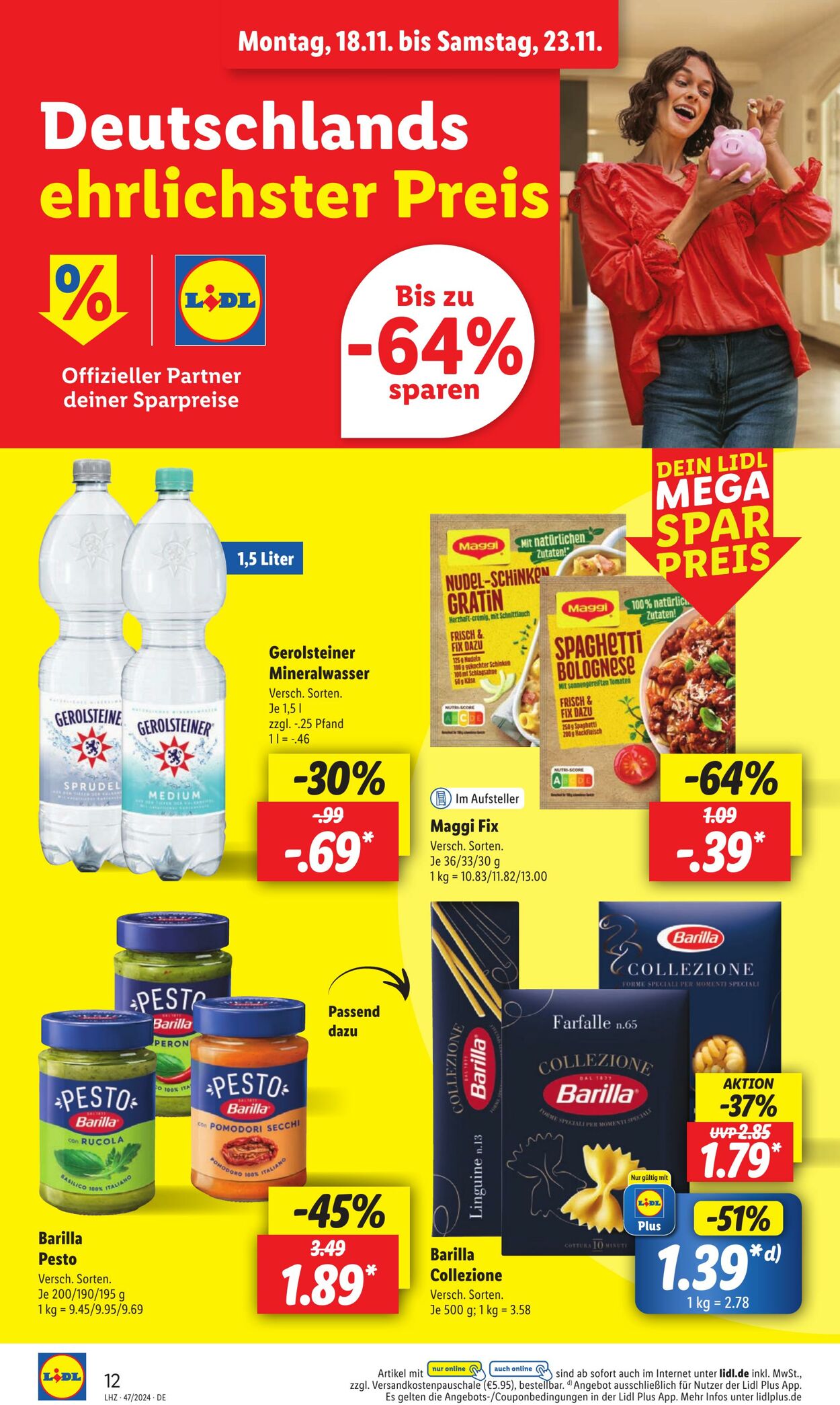 Prospekt Lidl 18.11.2024 - 23.11.2024