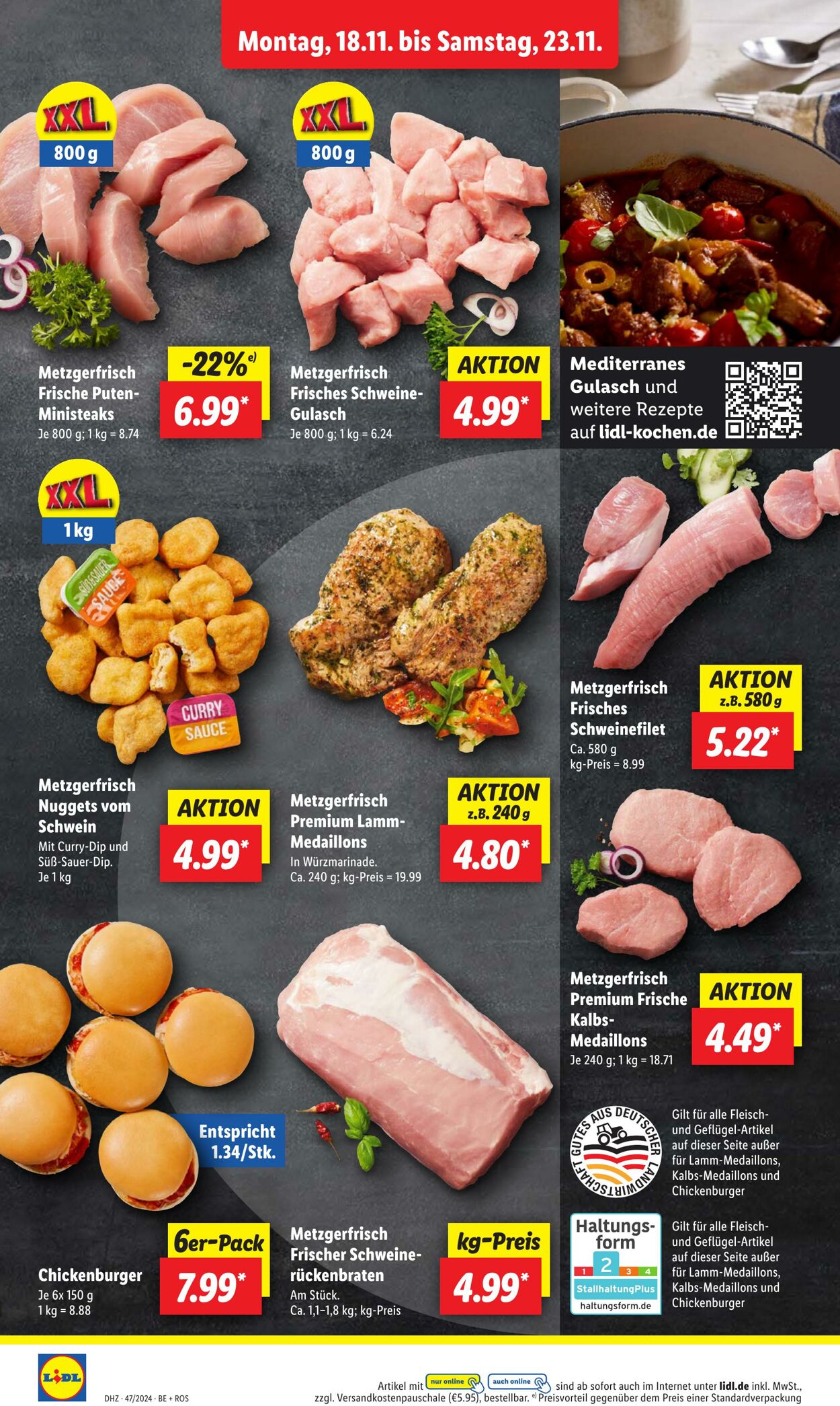 Prospekt Lidl 18.11.2024 - 23.11.2024