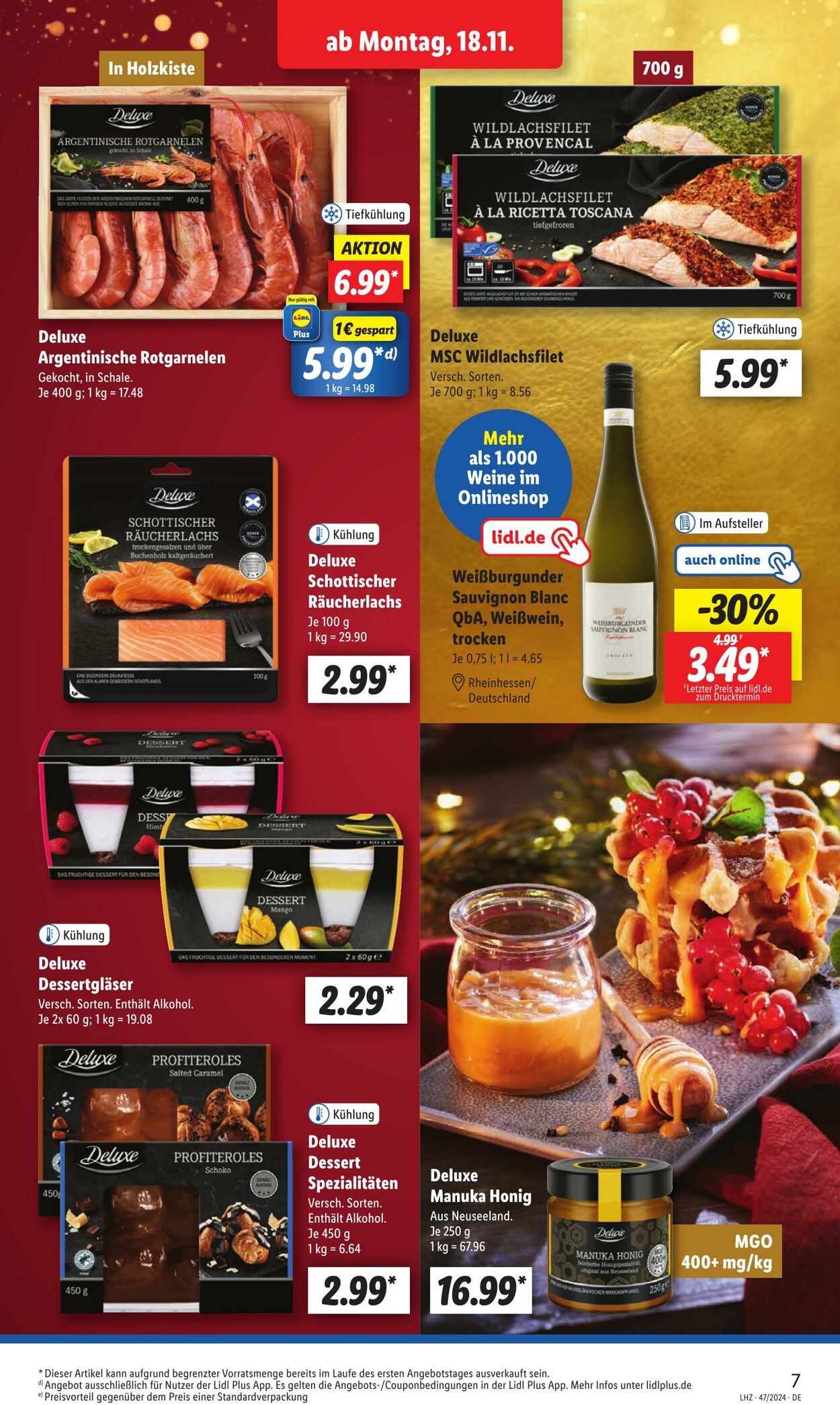 Prospekt Lidl 18.11.2024 - 23.11.2024