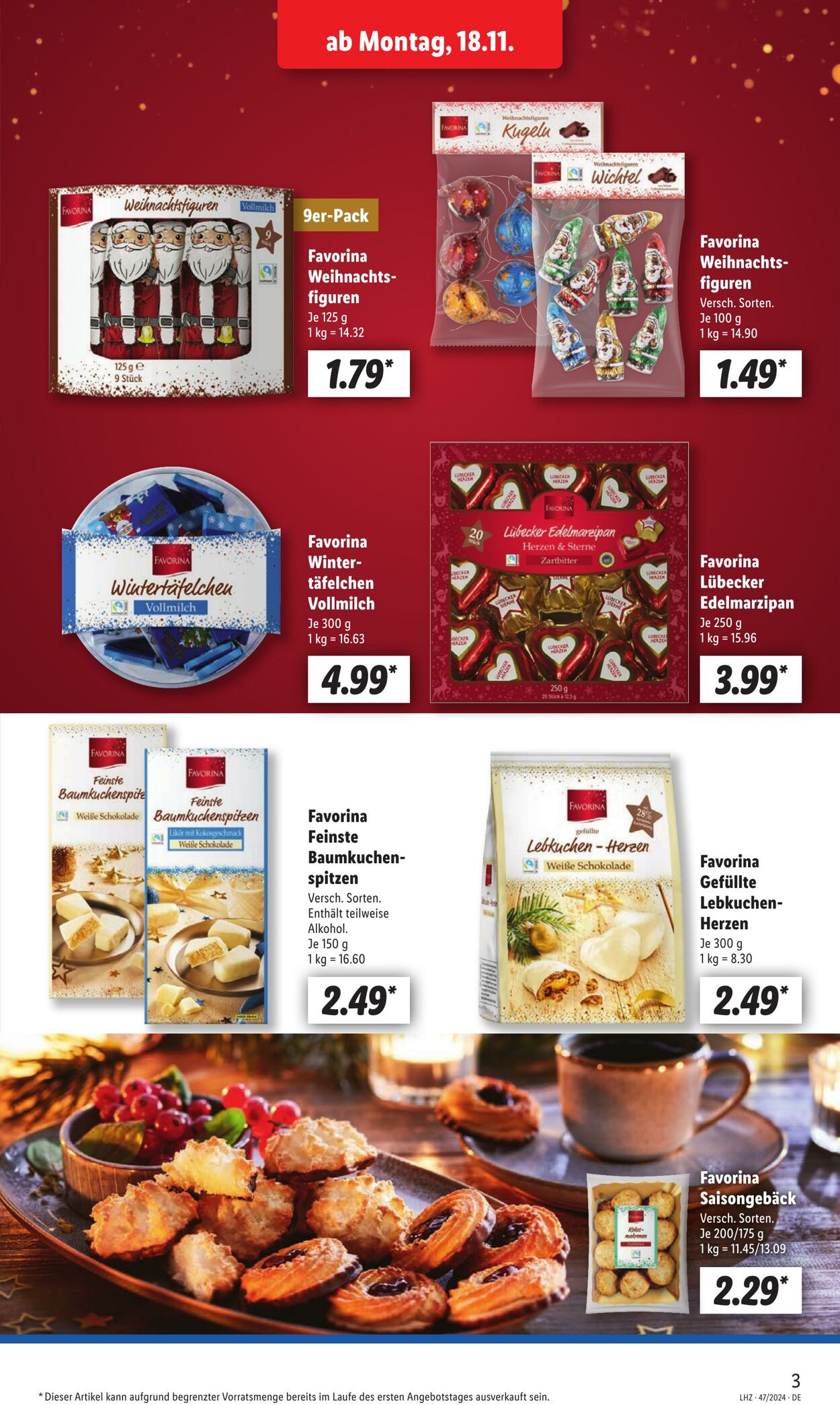 Prospekt Lidl 18.11.2024 - 23.11.2024