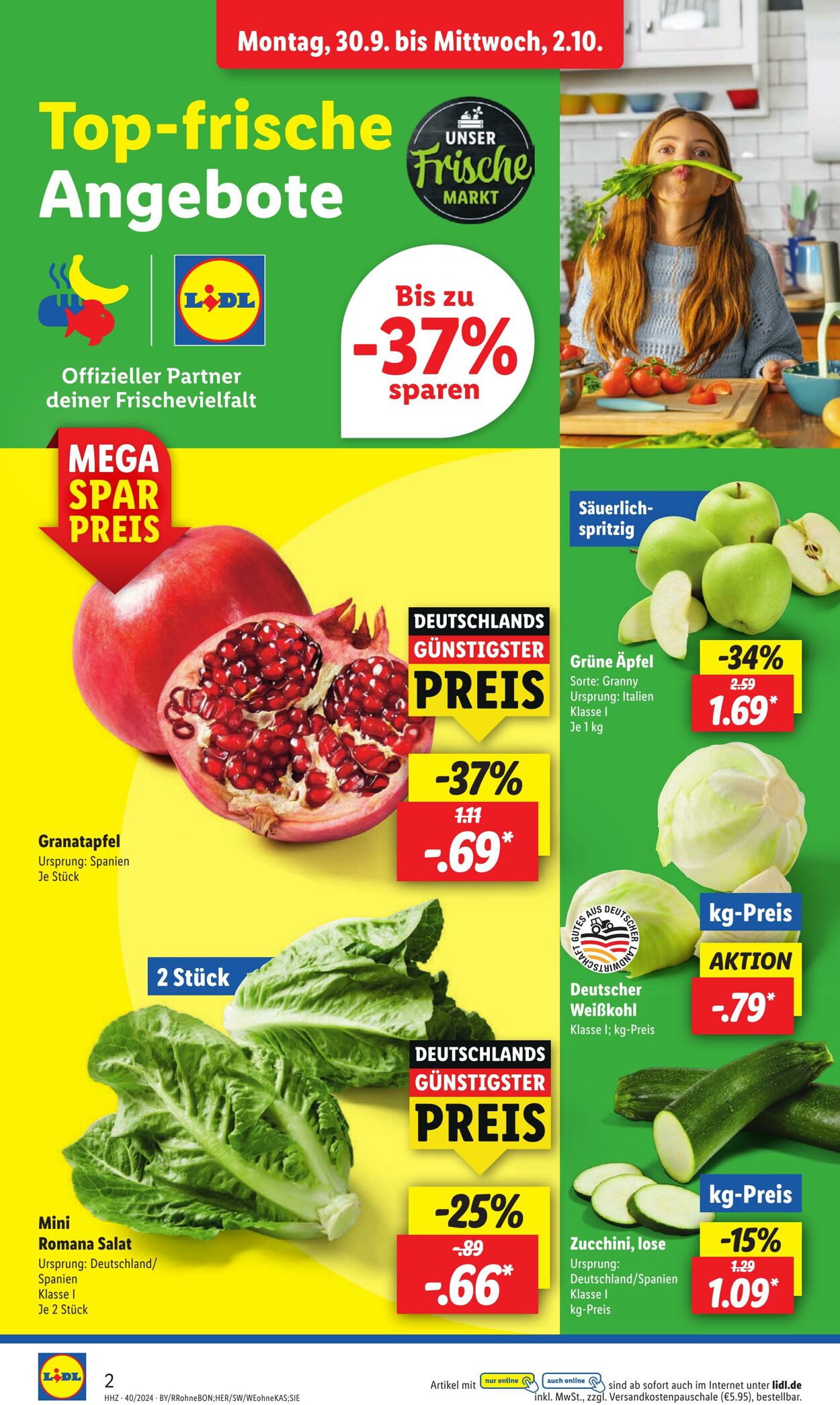 Prospekt Lidl 30.09.2024 - 05.10.2024