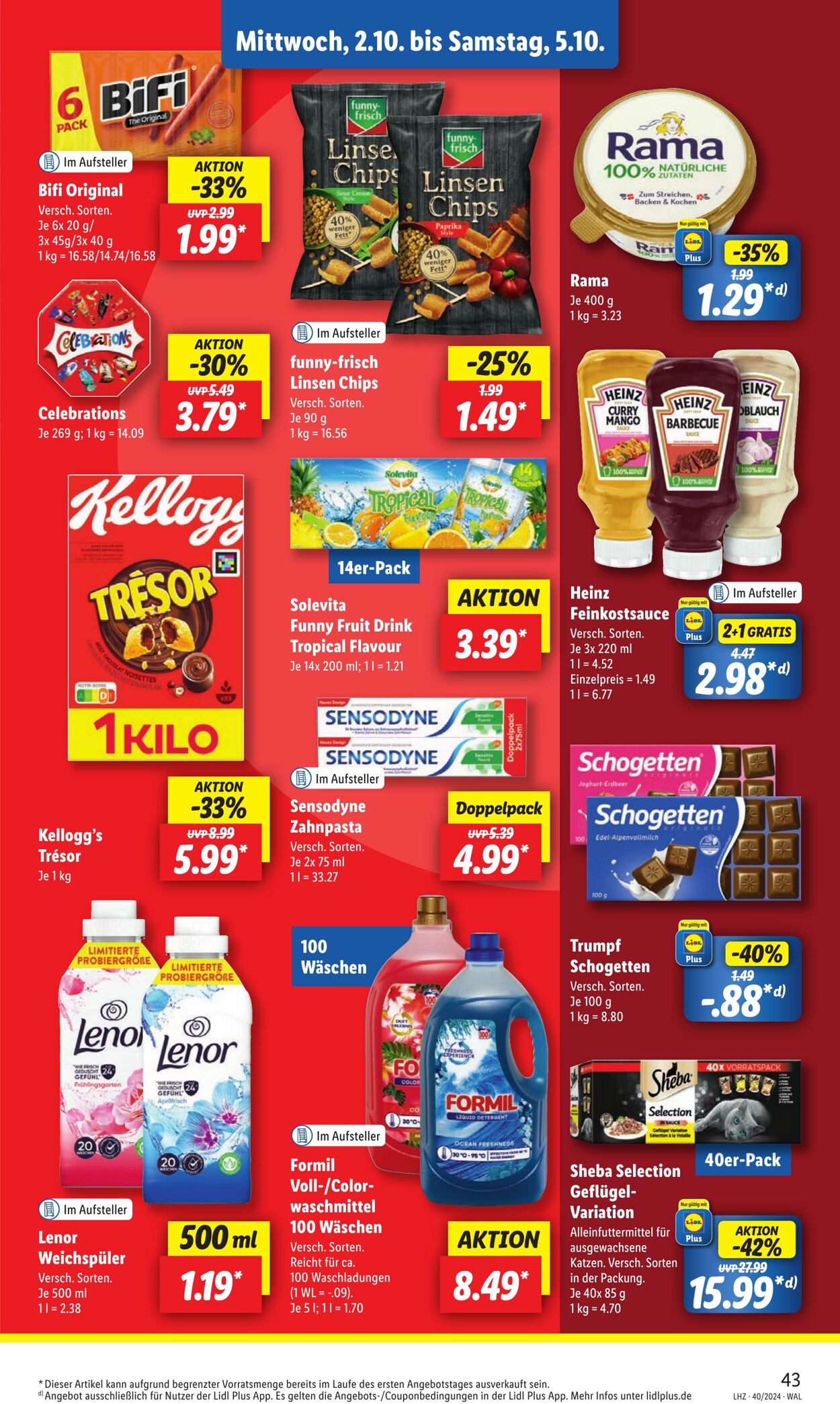 Prospekt Lidl 30.09.2024 - 05.10.2024