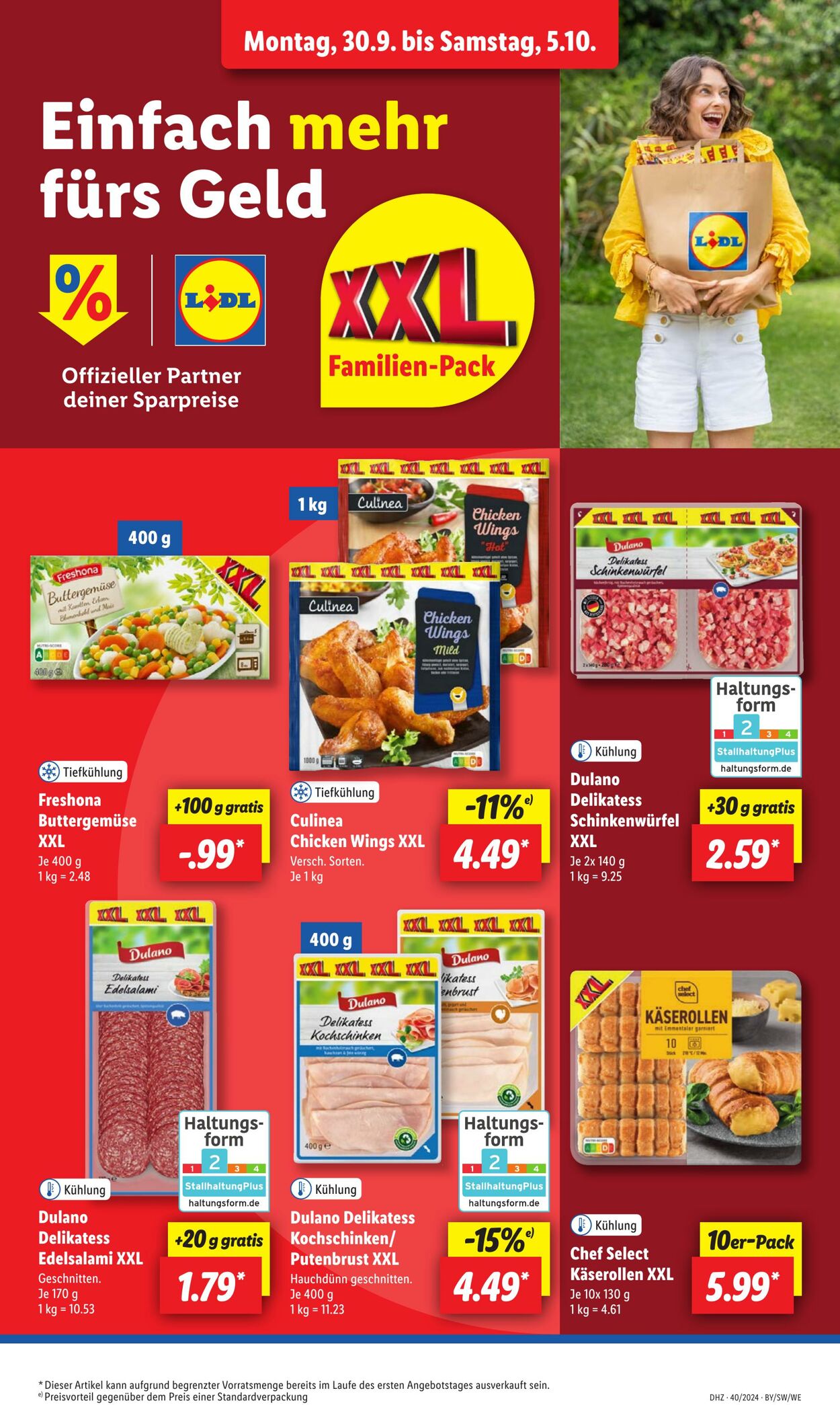 Prospekt Lidl 30.09.2024 - 05.10.2024