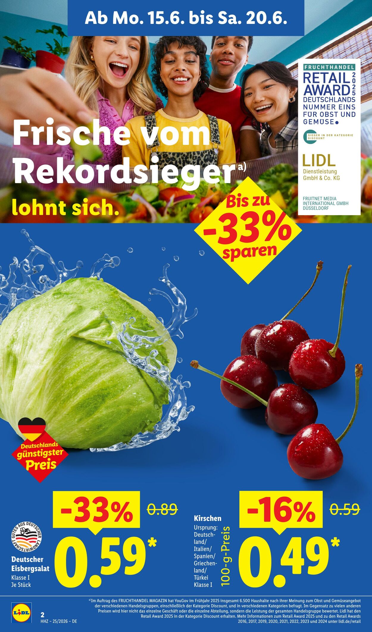 Prospekt Lidl 15.06.2026 - 20.06.2026
