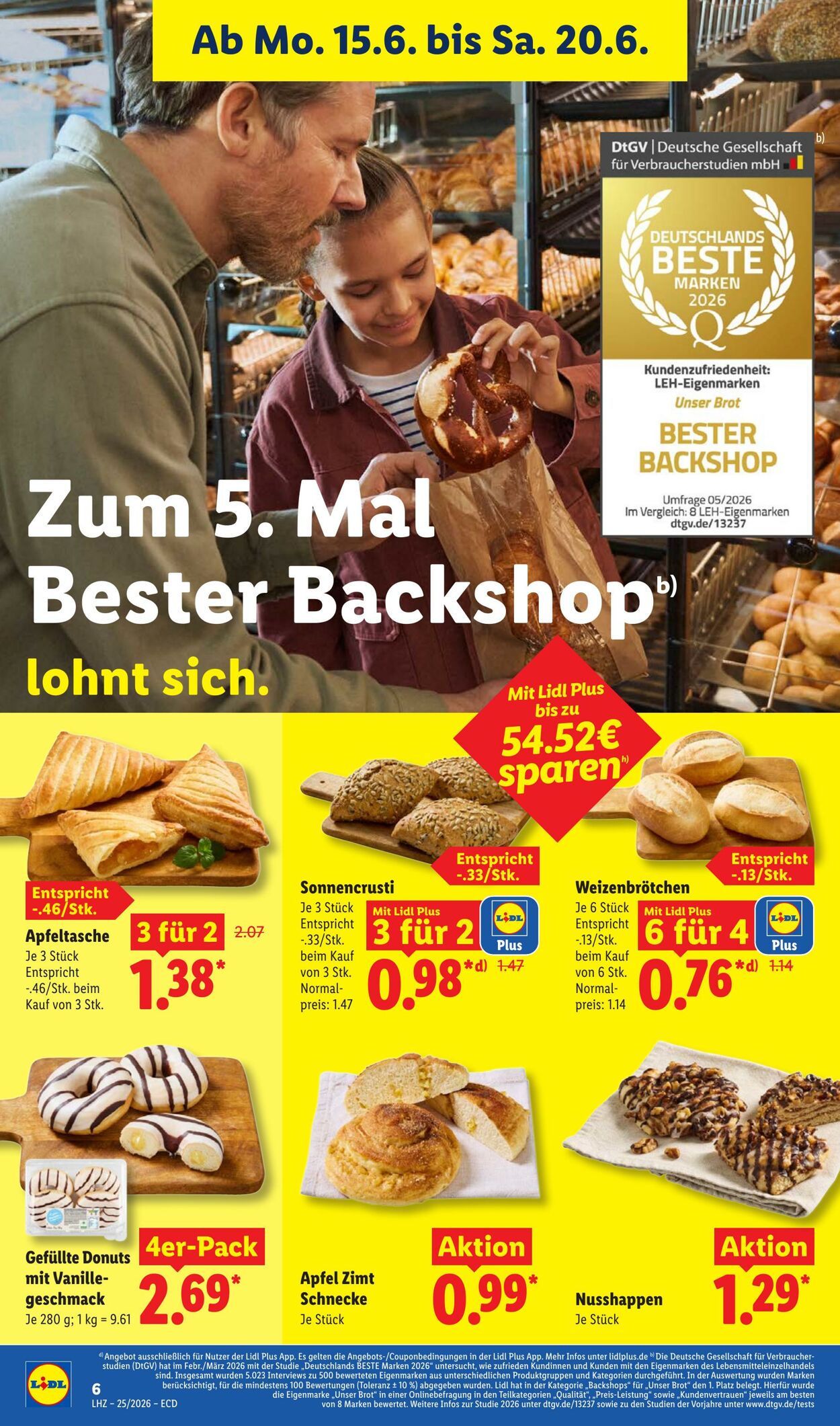 Prospekt Lidl 15.06.2026 - 20.06.2026