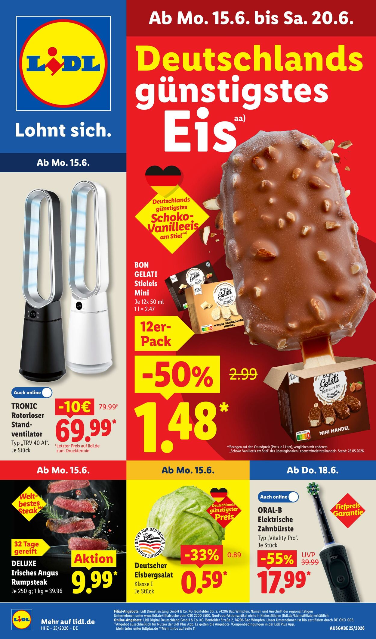 Prospekt Lidl - Aktionsprospekt 15 Jun, 2026 - 20 Jun, 2026