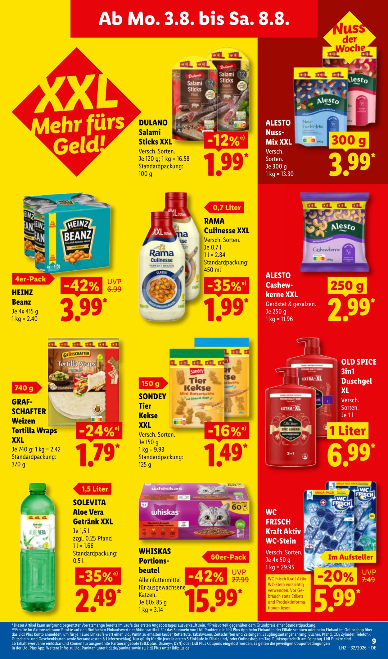 Prospekt Lidl 03.08.2026 - 08.08.2026