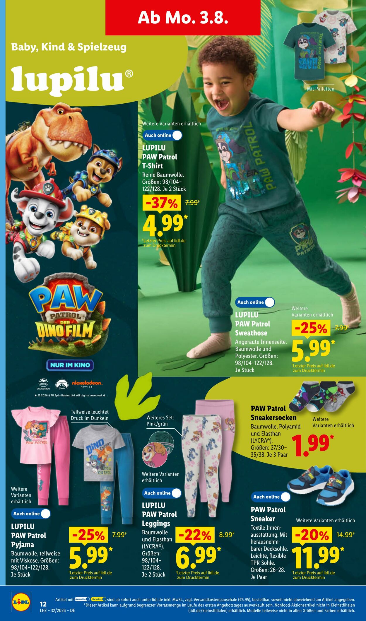 Prospekt Lidl 03.08.2026 - 08.08.2026