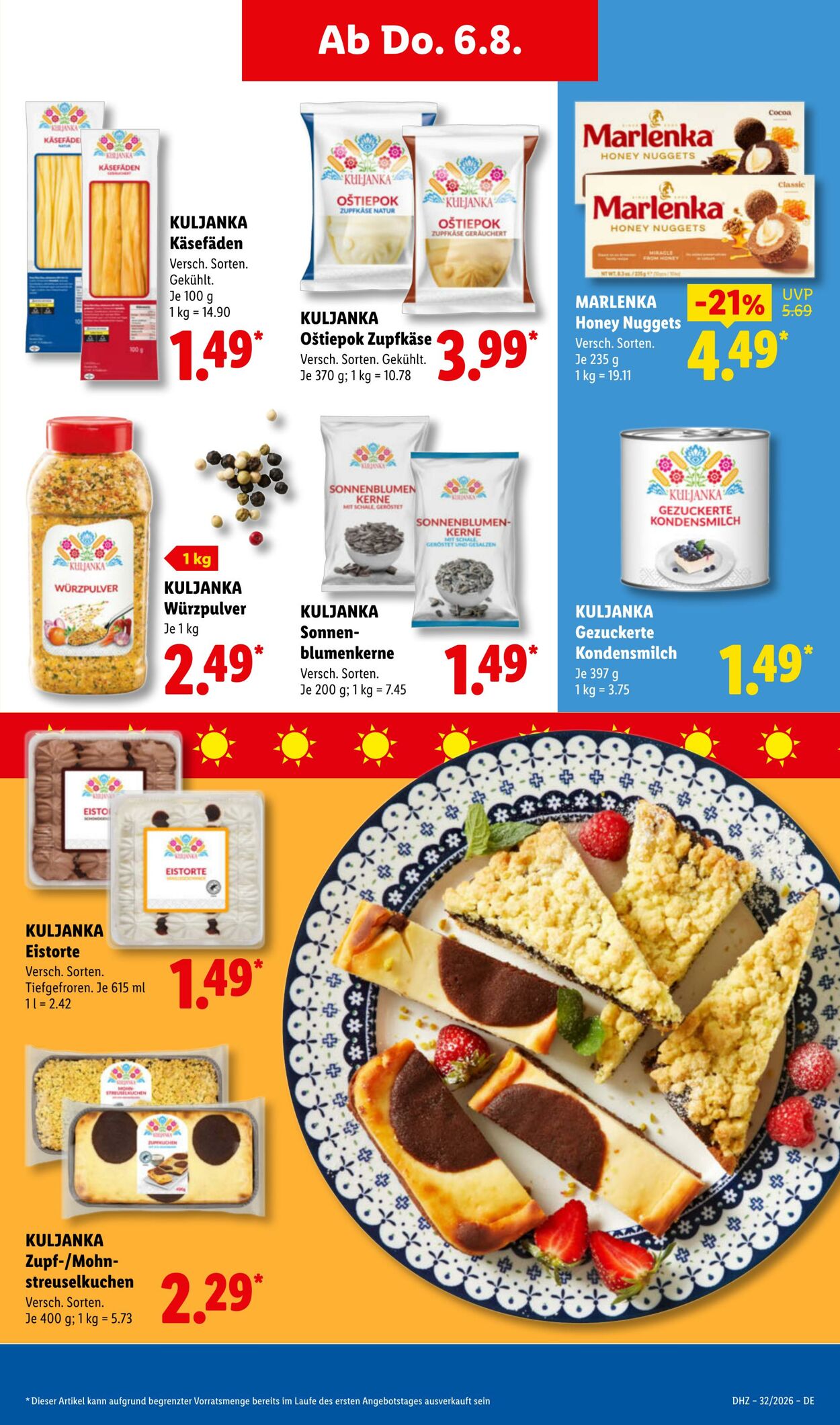 Prospekt Lidl 03.08.2026 - 08.08.2026