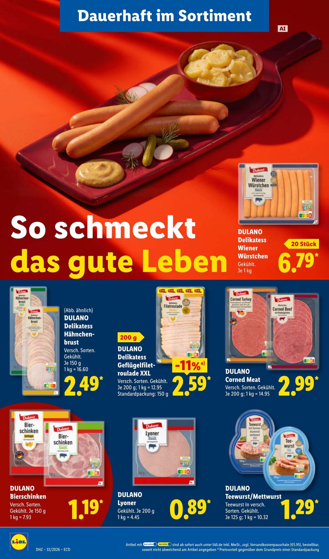 Prospekt Lidl 03.08.2026 - 08.08.2026