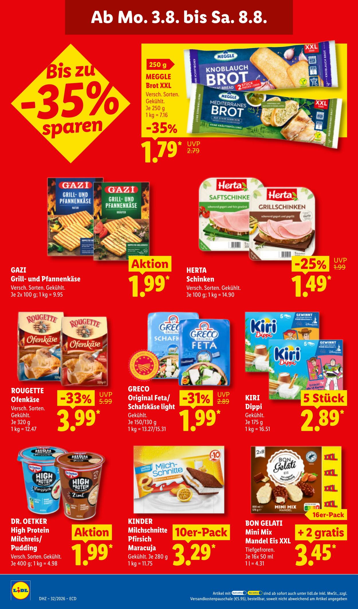 Prospekt Lidl 03.08.2026 - 08.08.2026